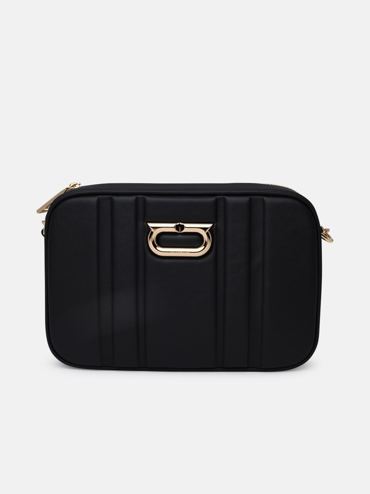 Ferragamo Gancini Bag In Black Leather