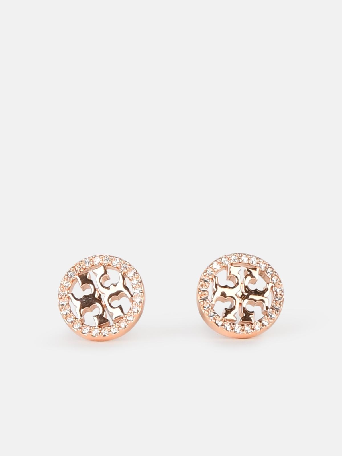 Shop Tory Burch Miller' Gold-plated Brass Earrings