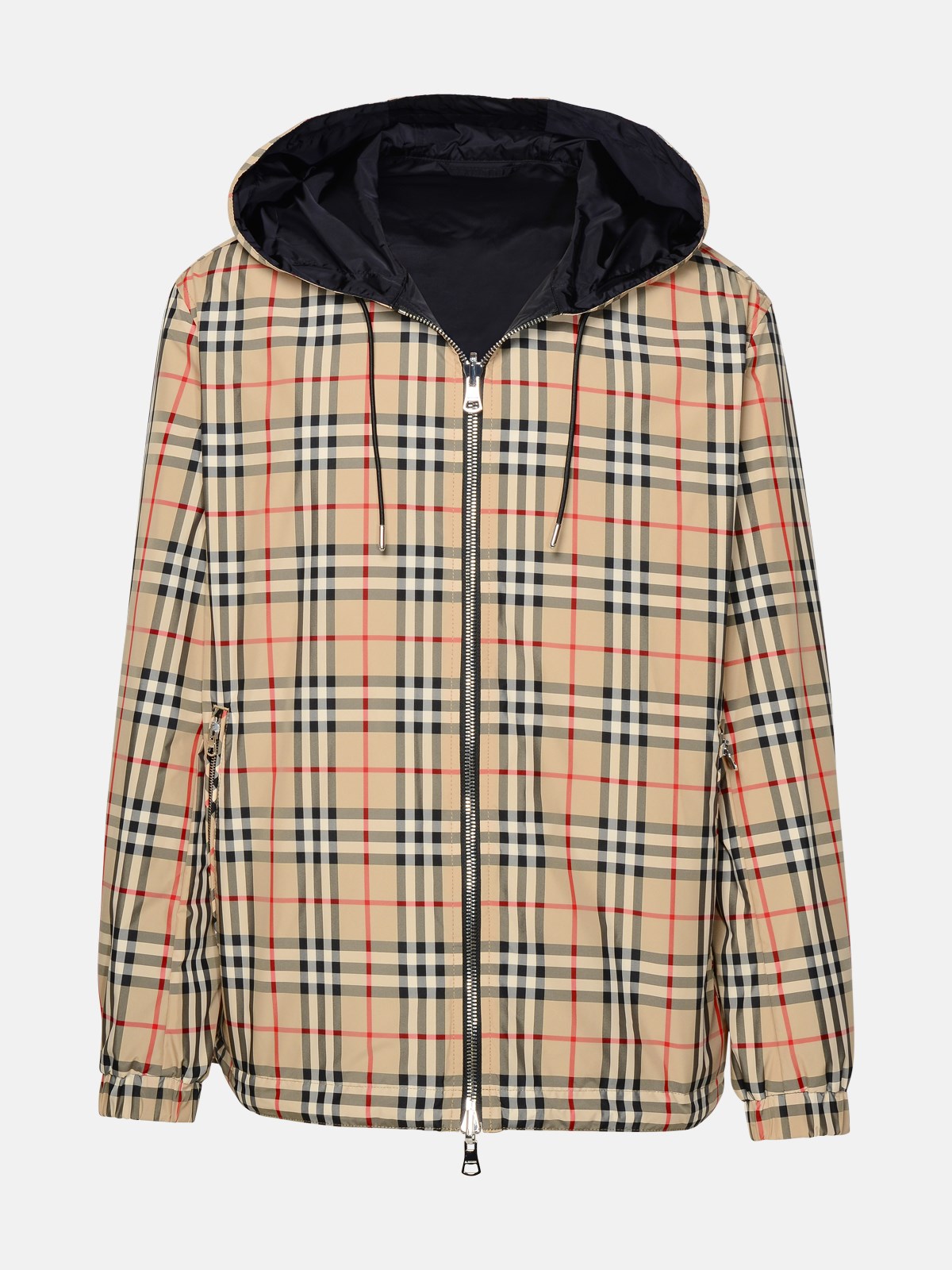 Burberry Beige Polyester Reversible Jacket