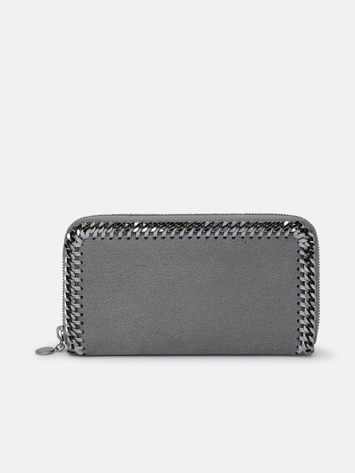 Stella Mccartney Recycled Polyester Wallet In Grey