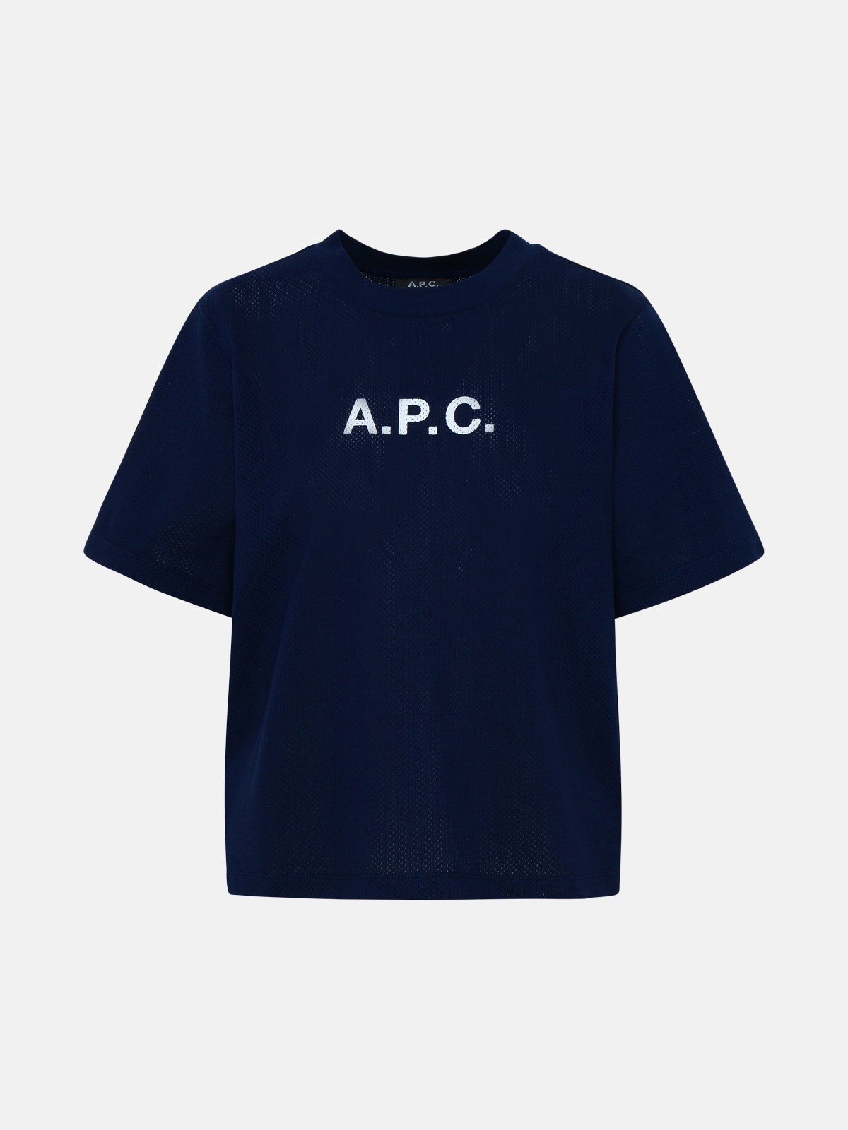 Apc Mae T-shirt In Navy Cotton