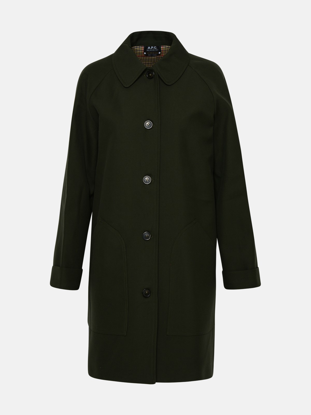 A.p.c. Cappotto Louanne In Green