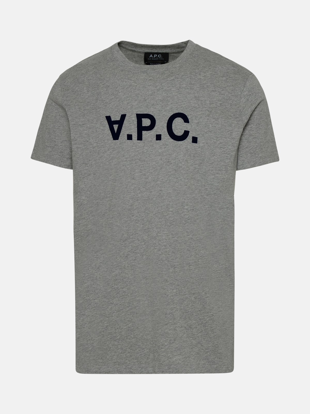 A.p.c. Gray Cotton Vpc T-shirt In Grey