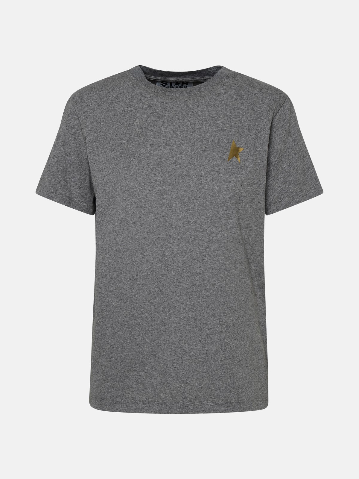 Golden Goose Grey Cotton Star T-shirt