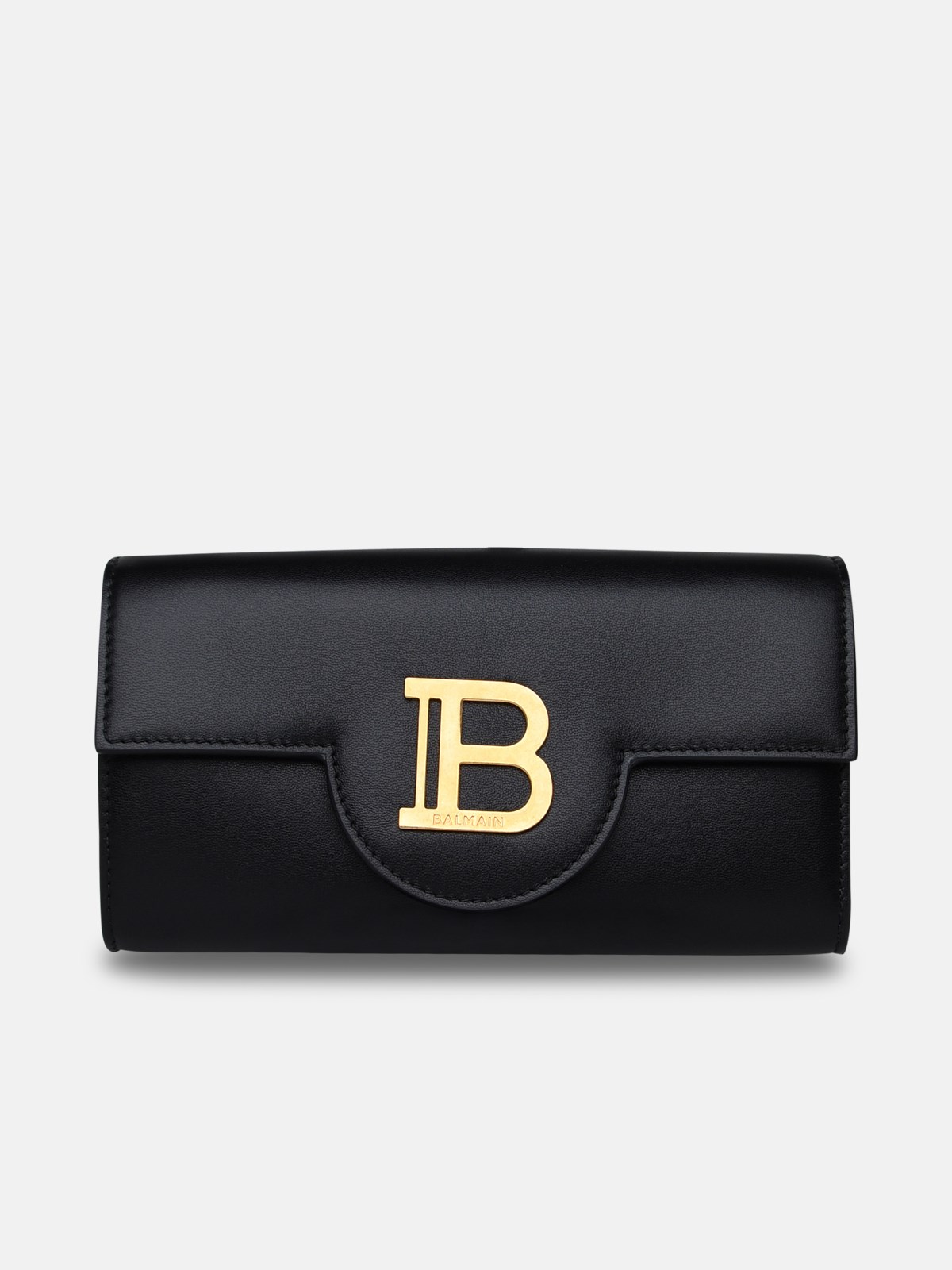 Balmain B-buzz Black Leather Wallet
