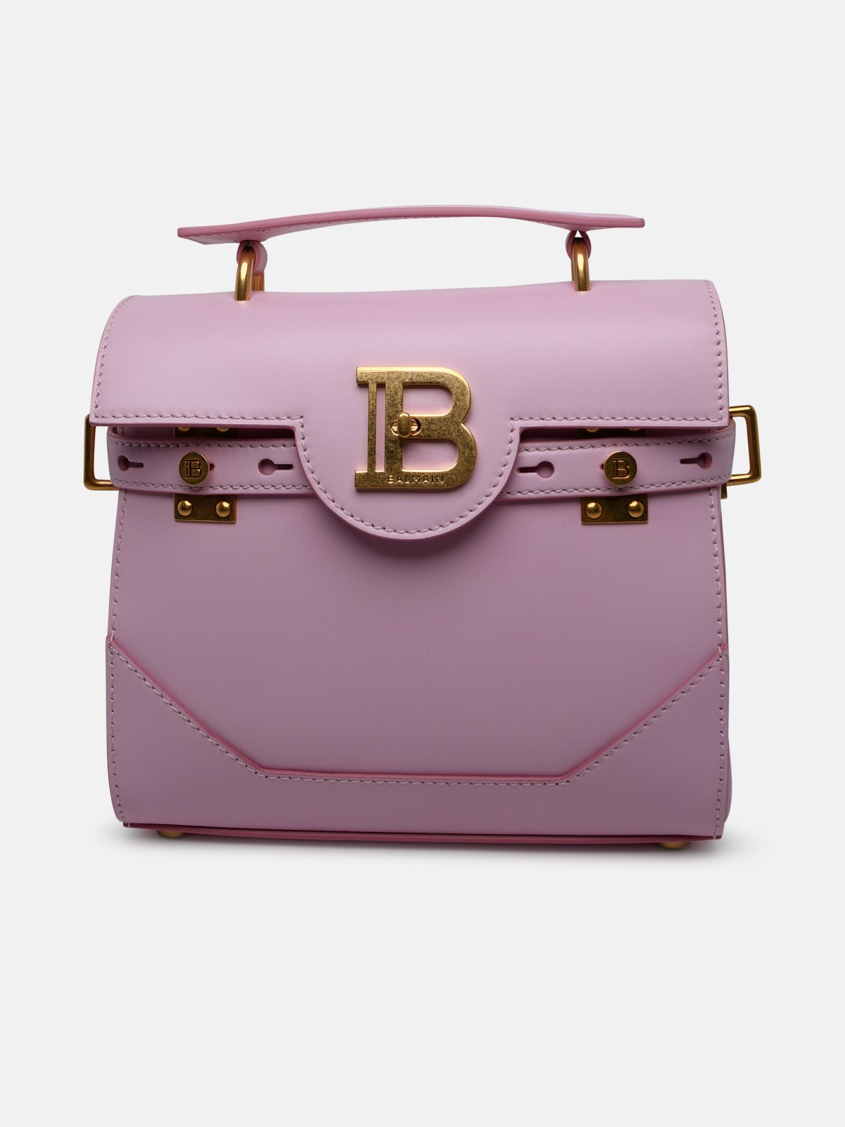 Balmain B-buzz 23 Pink Leather Bag