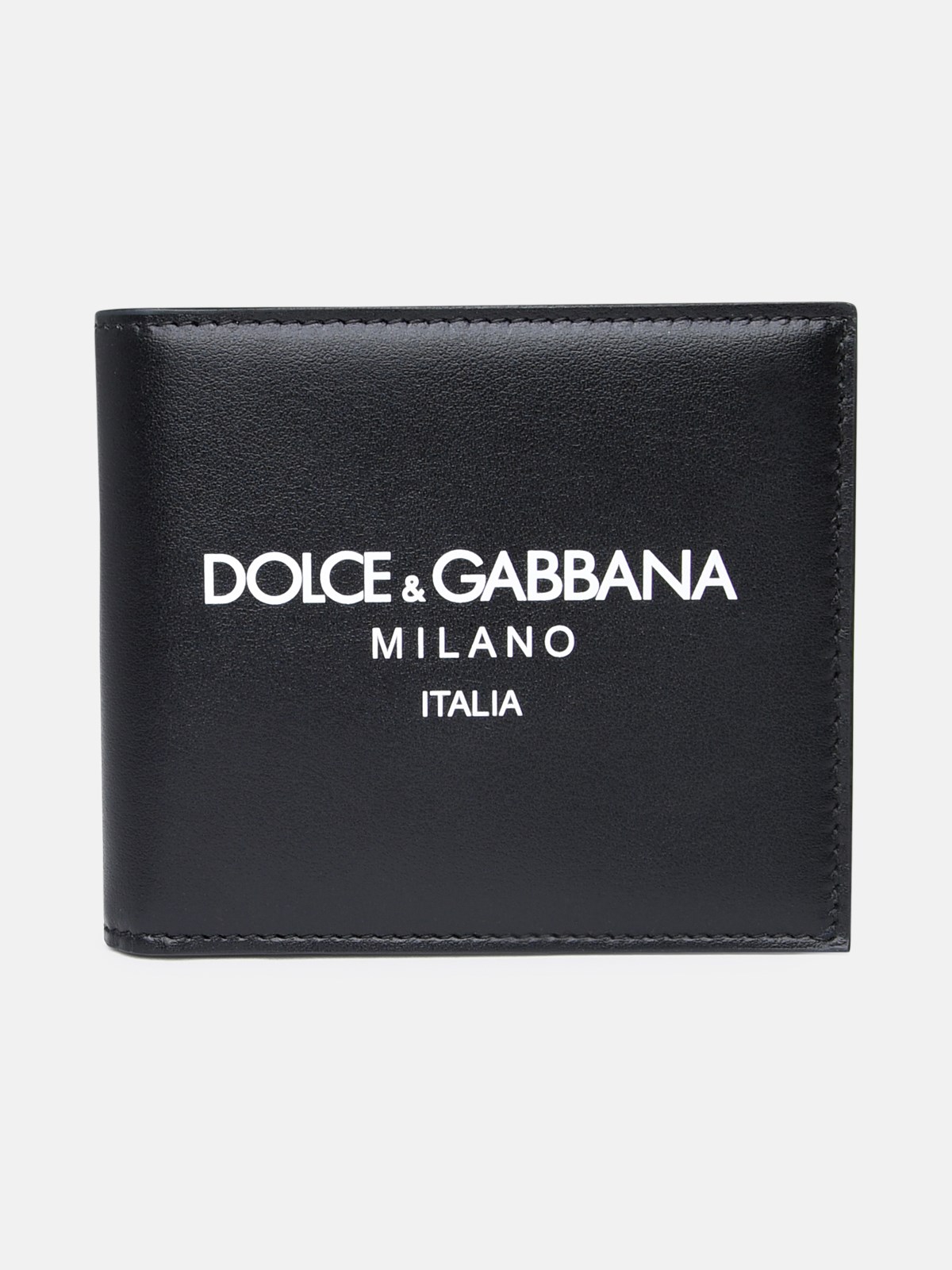 Dolce & Gabbana Portafoglio Logo Scritta In Black