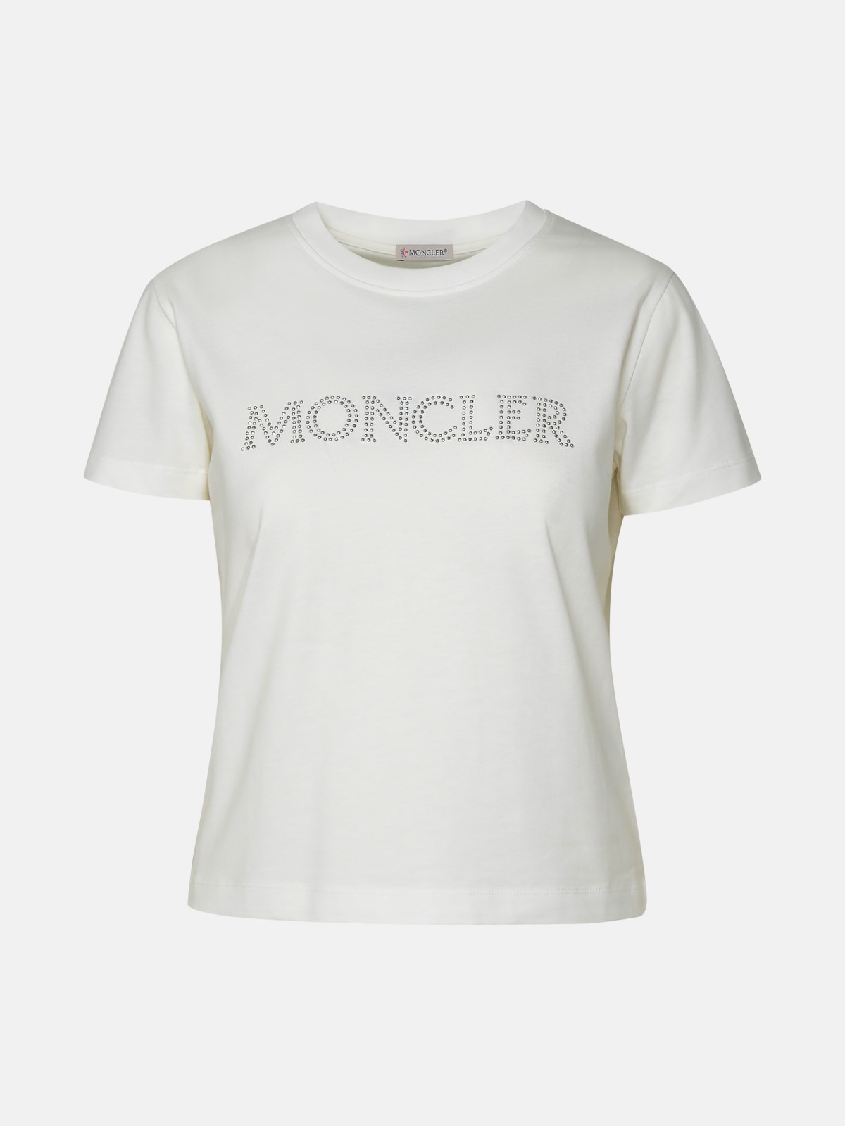 Moncler T-shirt Logo Scritta In White