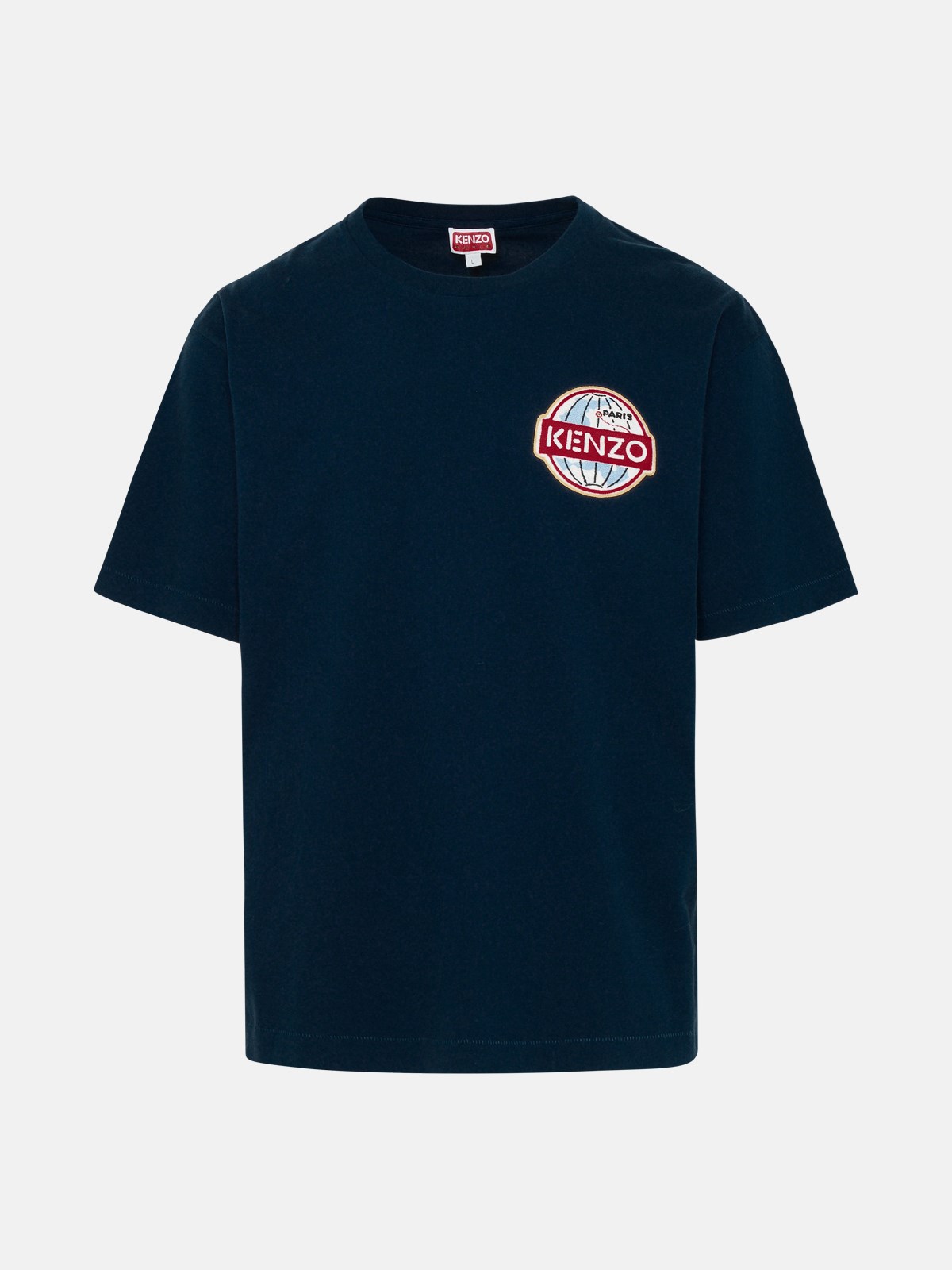Kenzo Kids' T-shirt Stampa In Blue