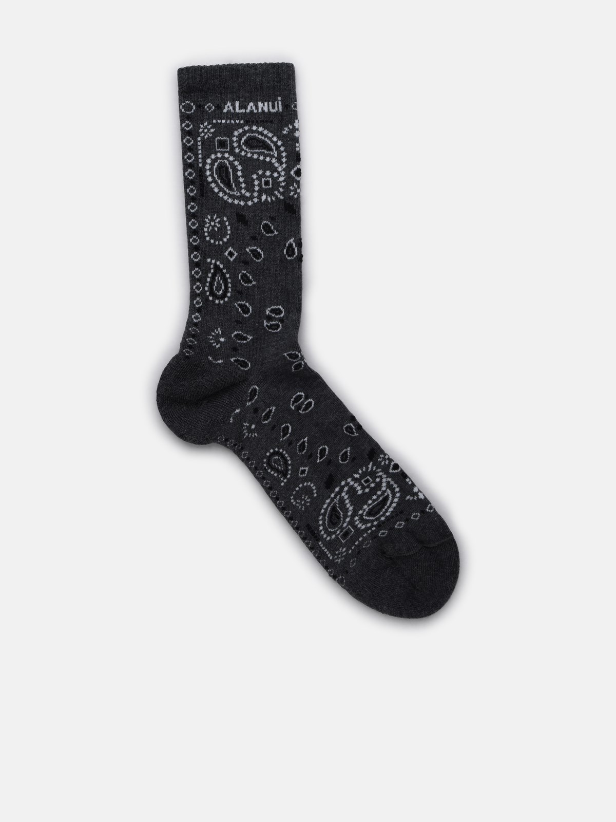 Alanui Grey Cotton Socks