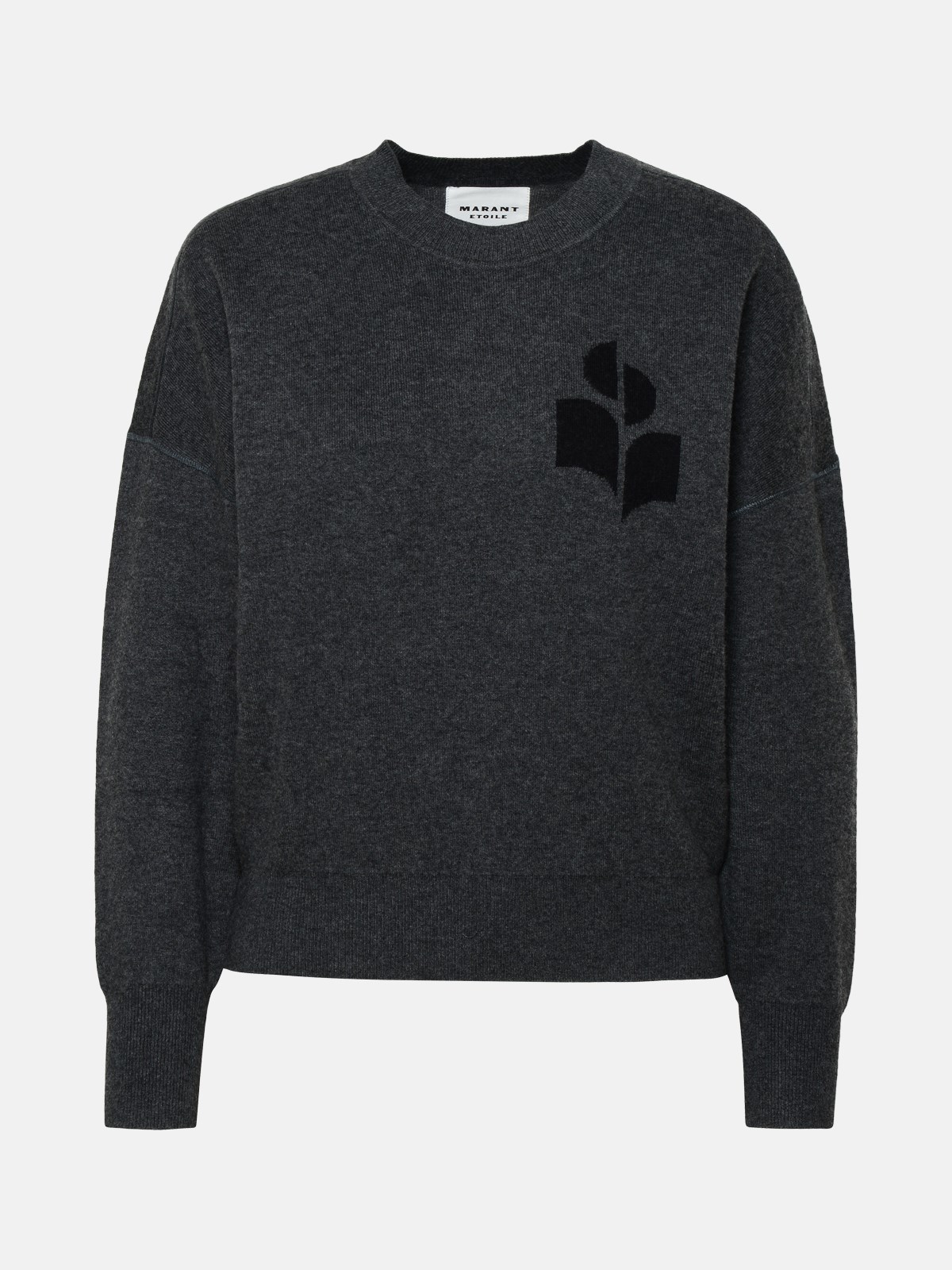 Marant Etoile Grey Wool Blend 'atlee' Sweater