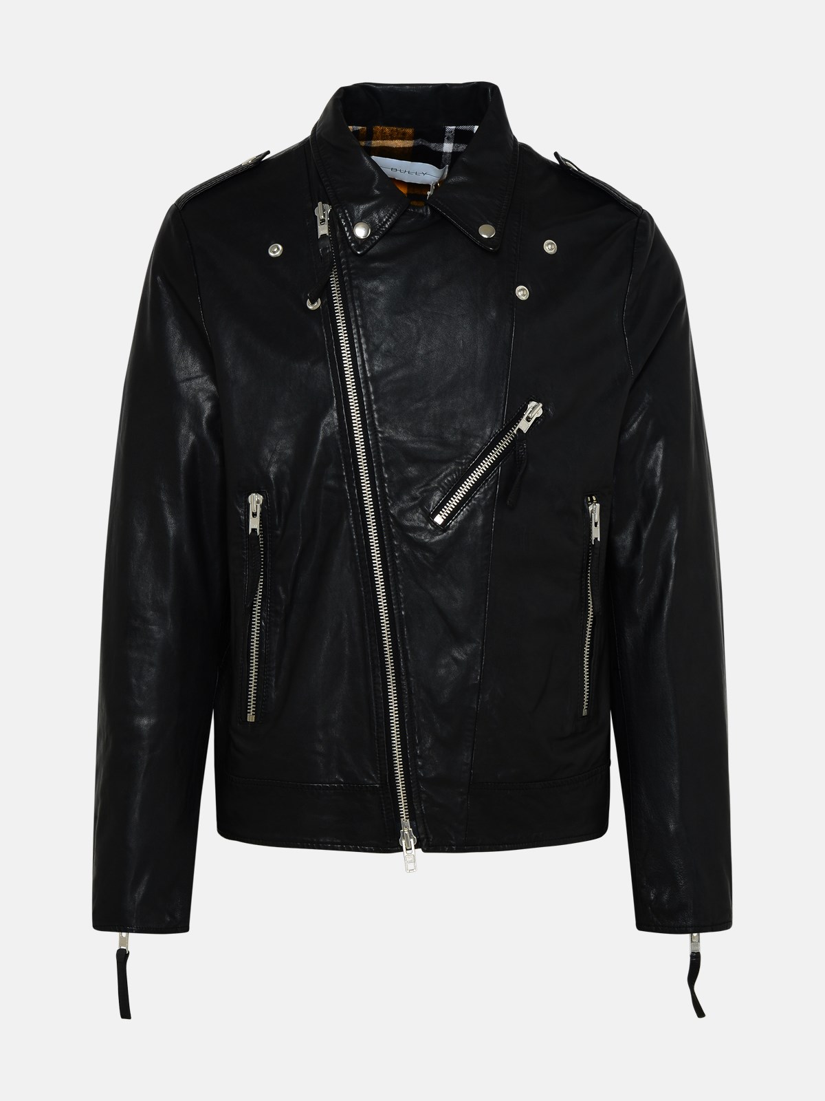 Bully Kids' Black Genuine Leather Jacket