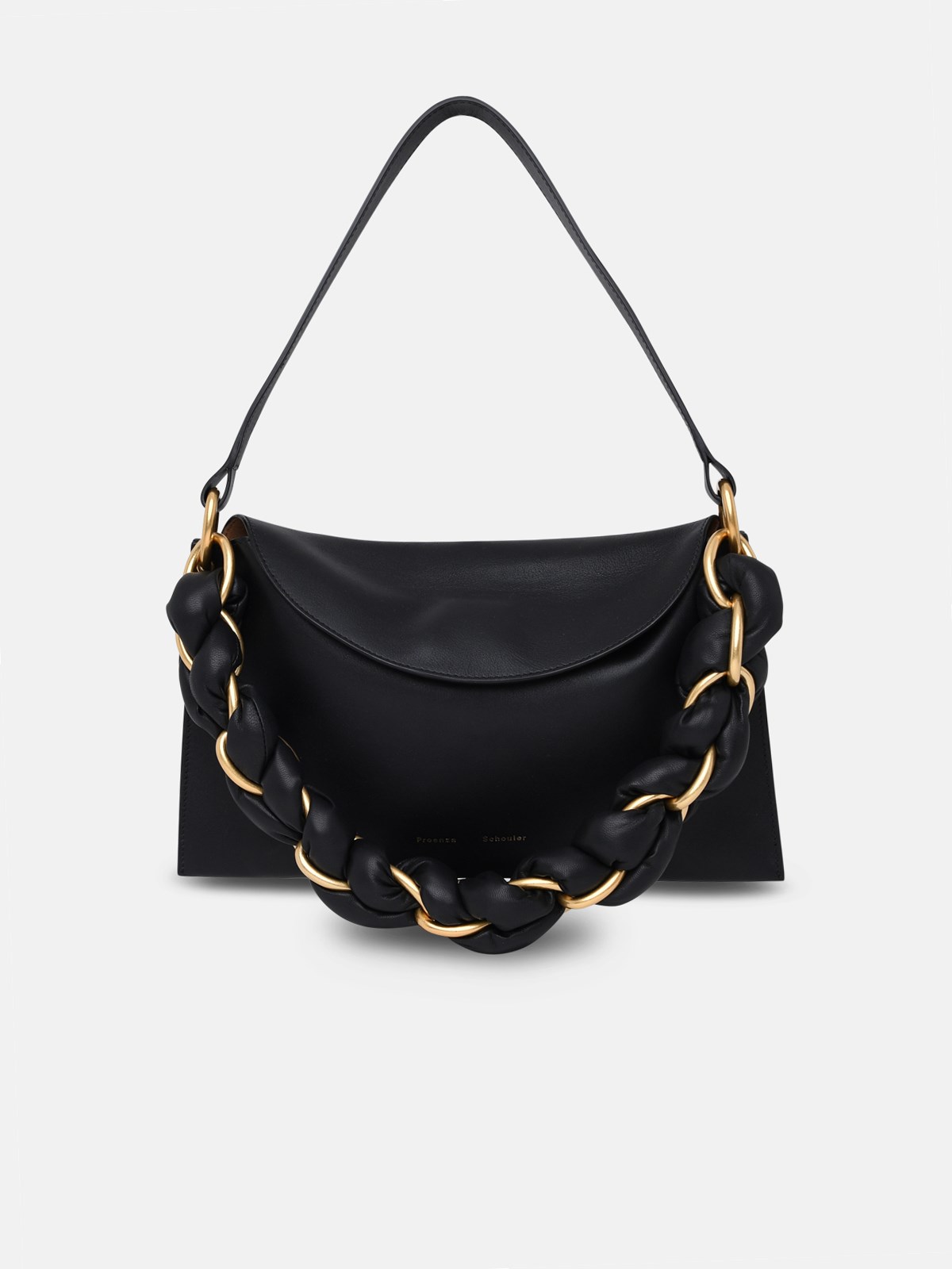 Proenza Schouler Braid Bag In Black Leather