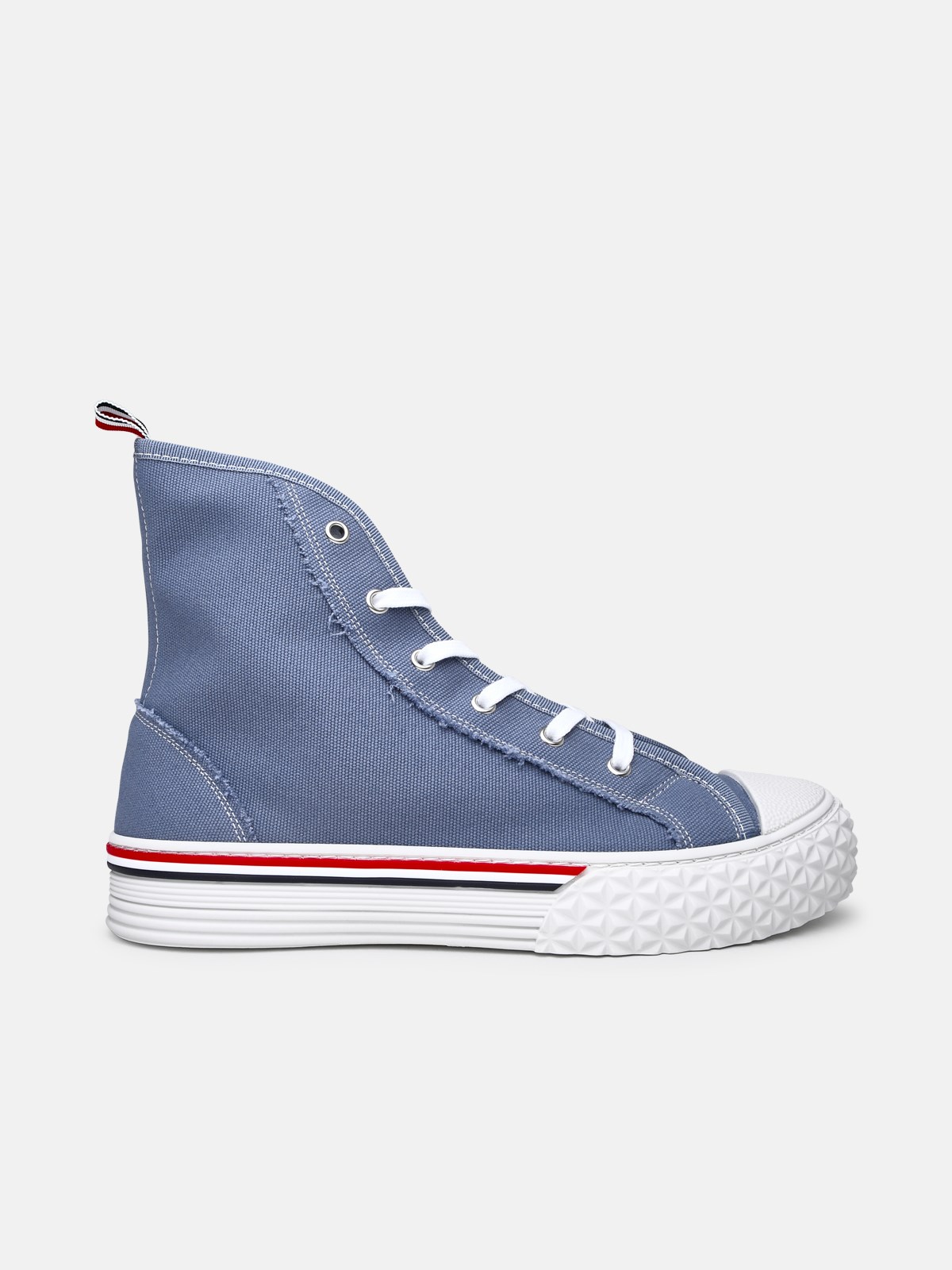 Thom Browne Sneakers In Light Blue Canvas