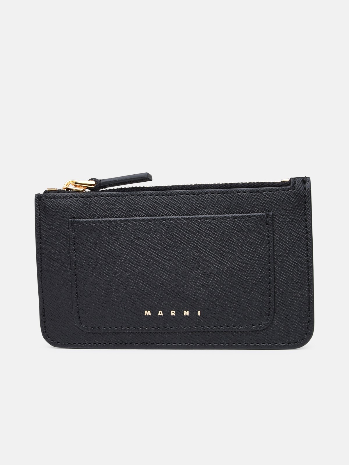 Marni Black Leather Cardholder