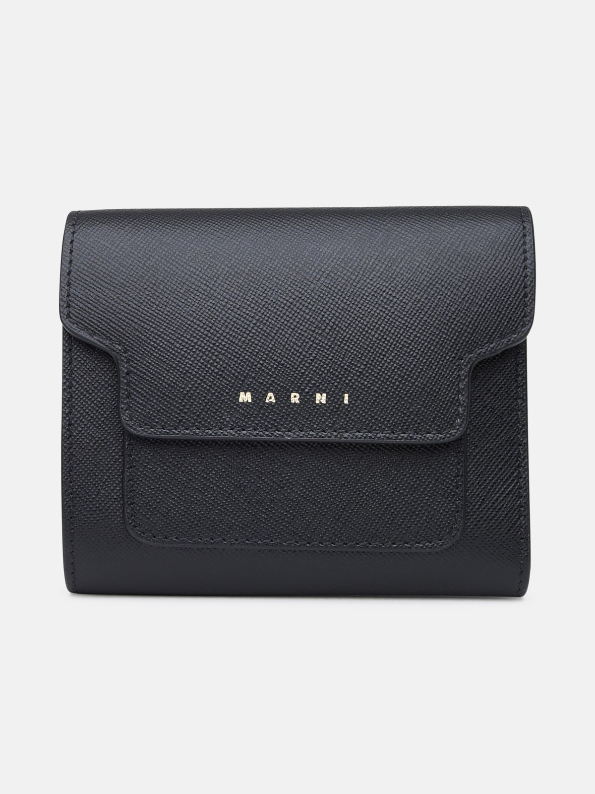 Marni Black Leather Wallet