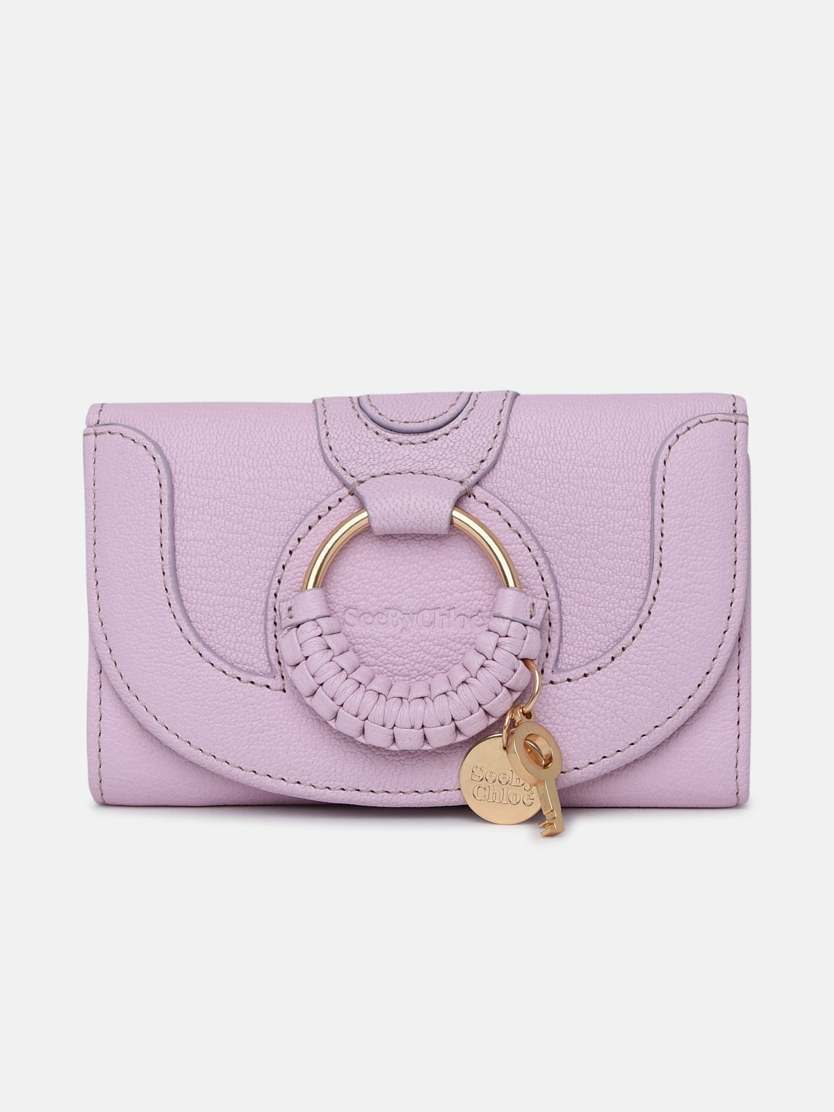 See By Chloé Hana Leather Wallet In Pink