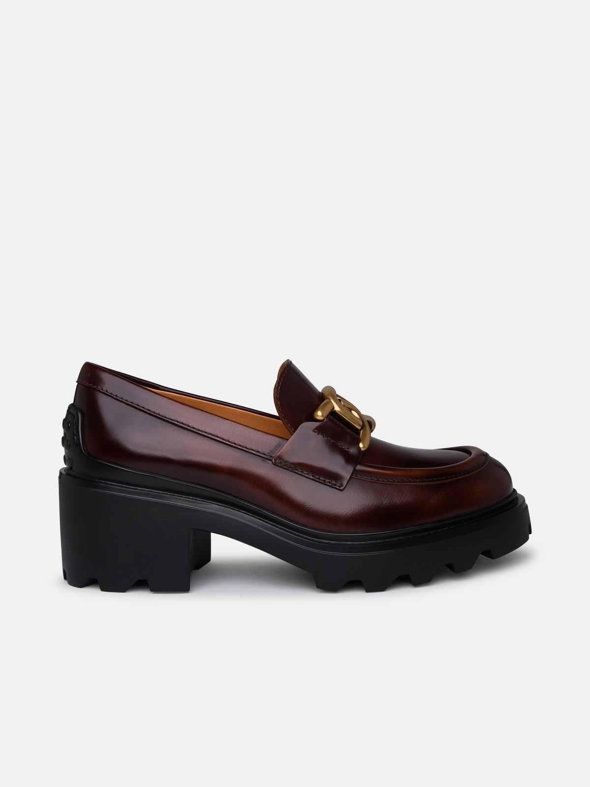Tod's Brown Leather Loafers