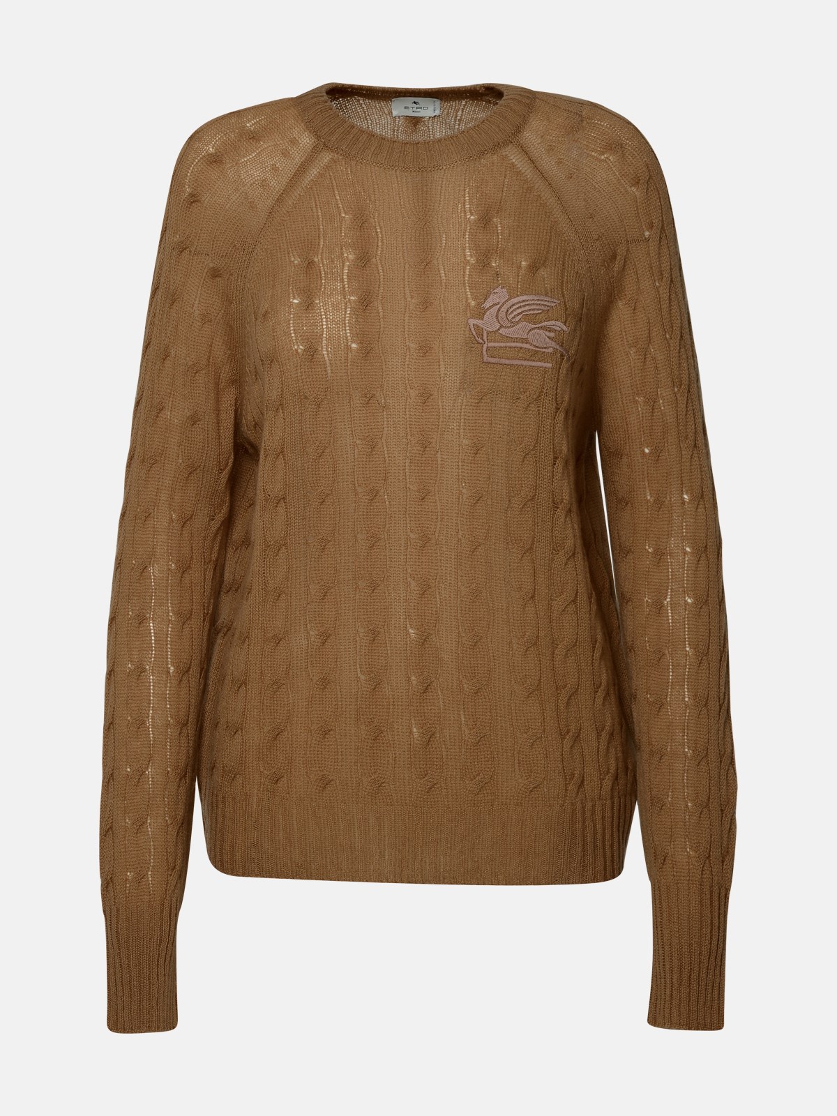 Etro Brown Cashmere Sweater In Beige