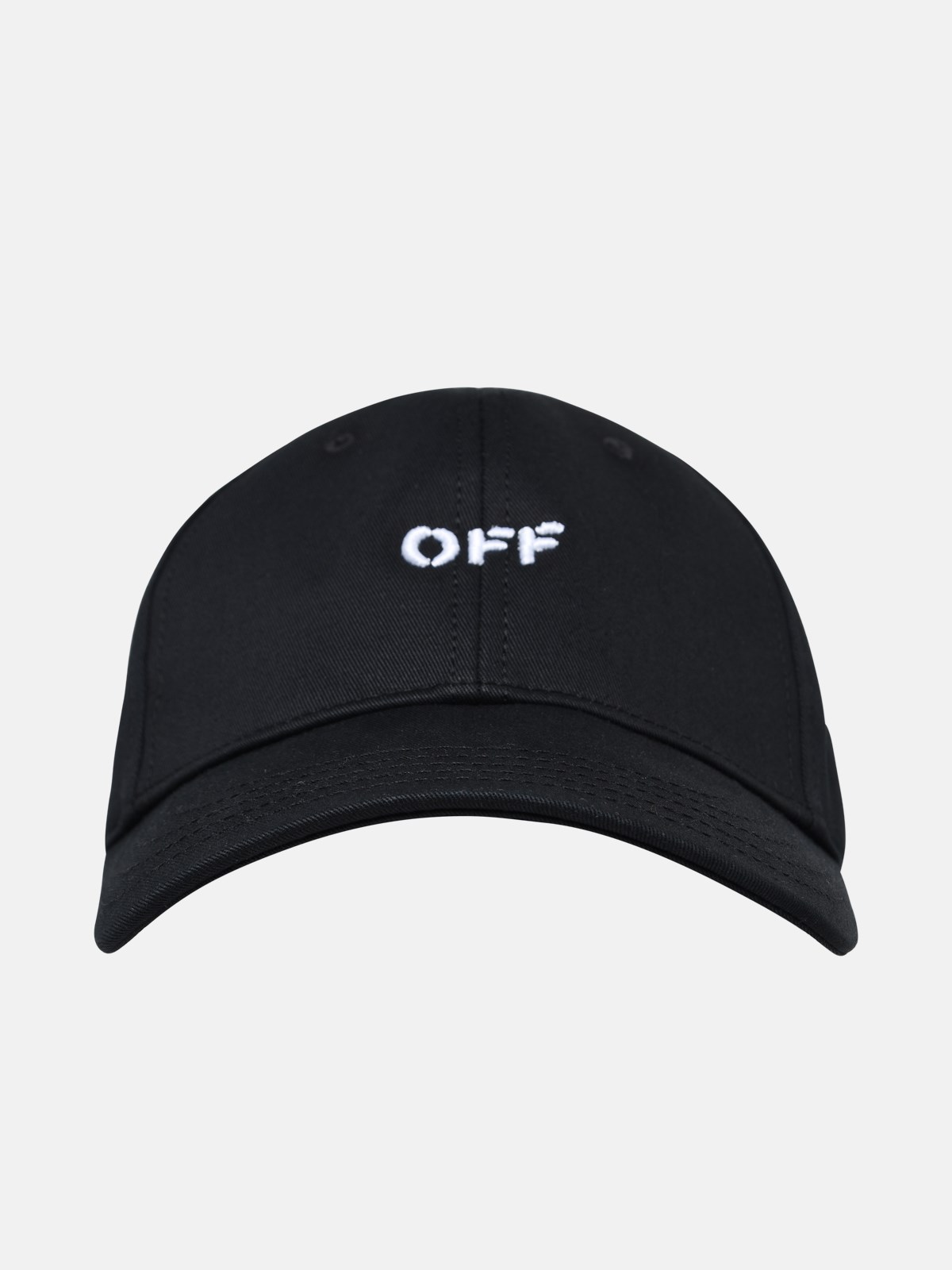 Off-white Cappellino Drill Off Stamp In Black