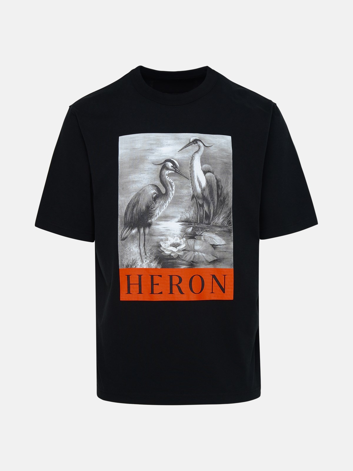 Heron Preston T-shirt Nf Heron In Black