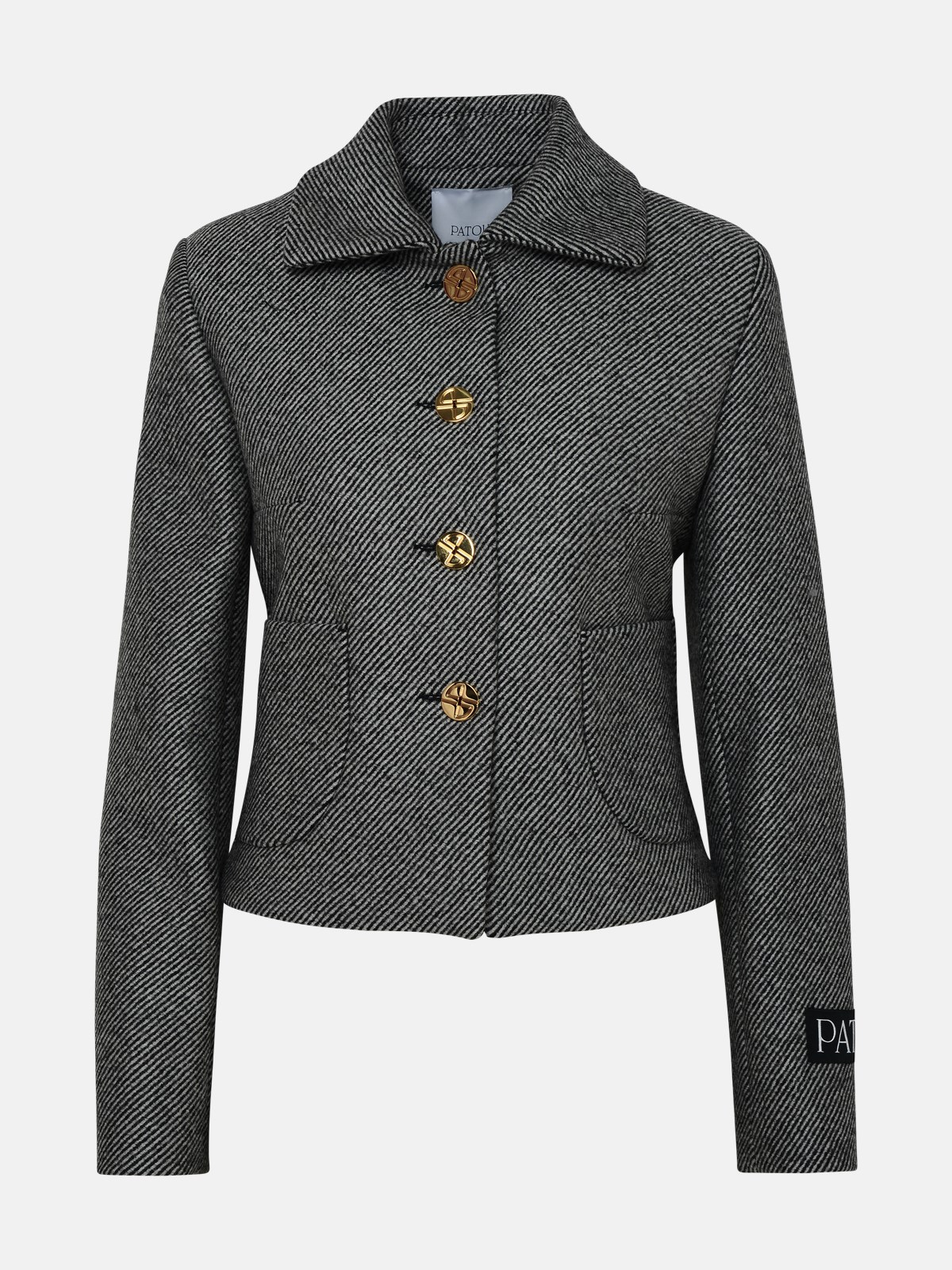 Patou Giacca Monopetto In Grey