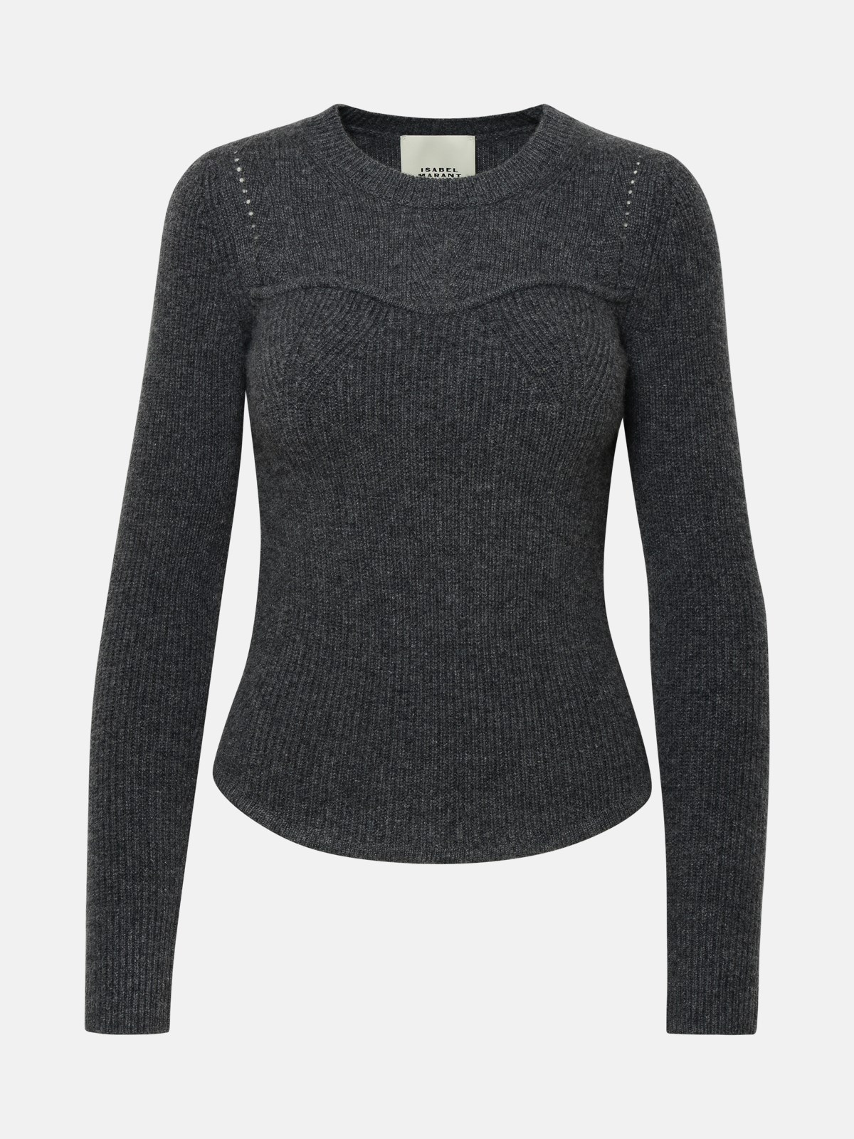 Isabel Marant 'brumea' Sweater In Grey Cahmere Blend