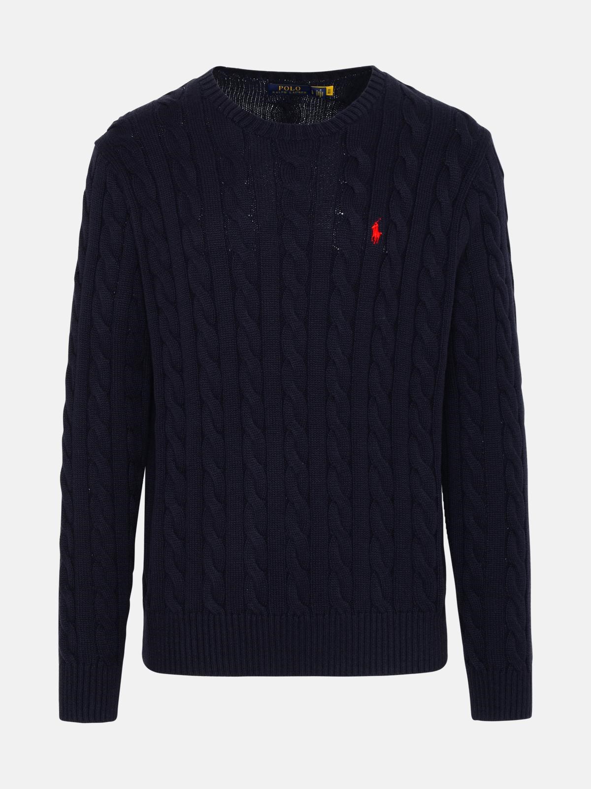 POLO RALPH LAUREN Blue Cotton Sweater