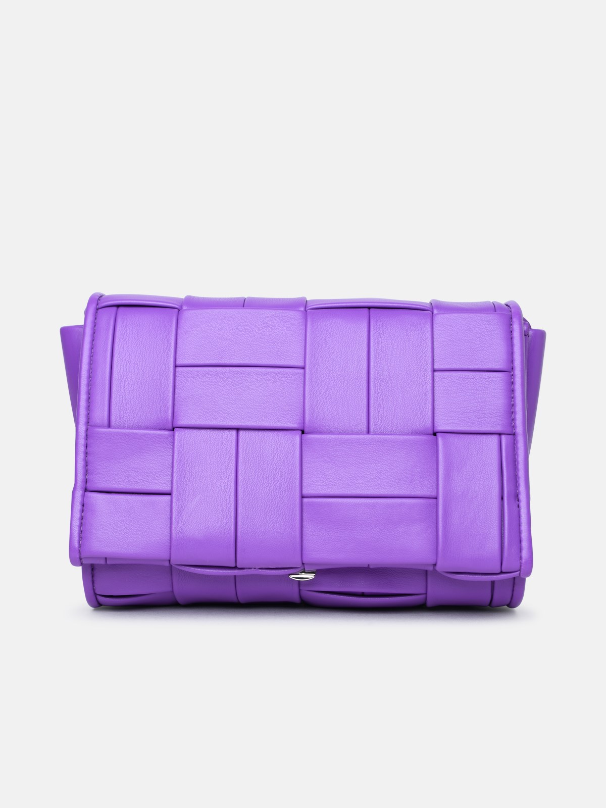 Shop Themoirè 'feronia' Purple Vegan Leather Crossbody Bag In Violet