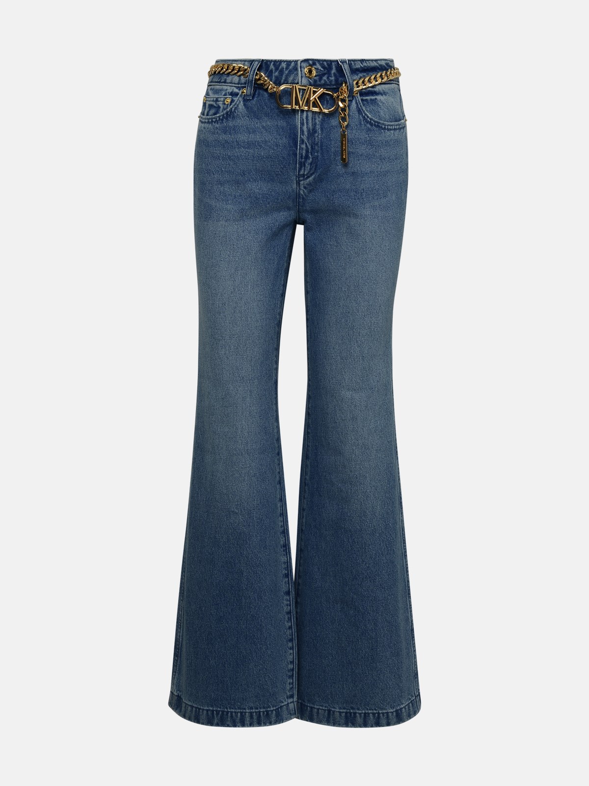 Michael Michael Kors Jeans Flare Cintura In Blue