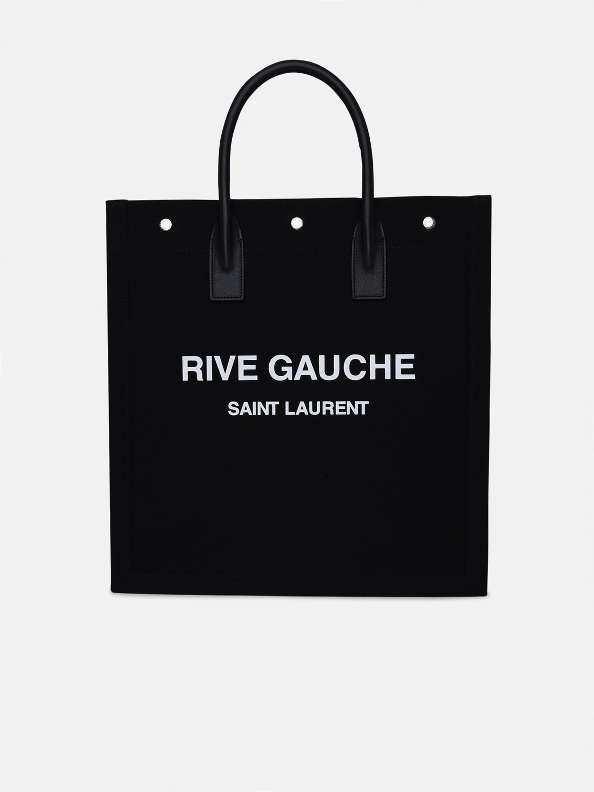 Saint Laurent Shopping Rive Gauche Verticale In Black