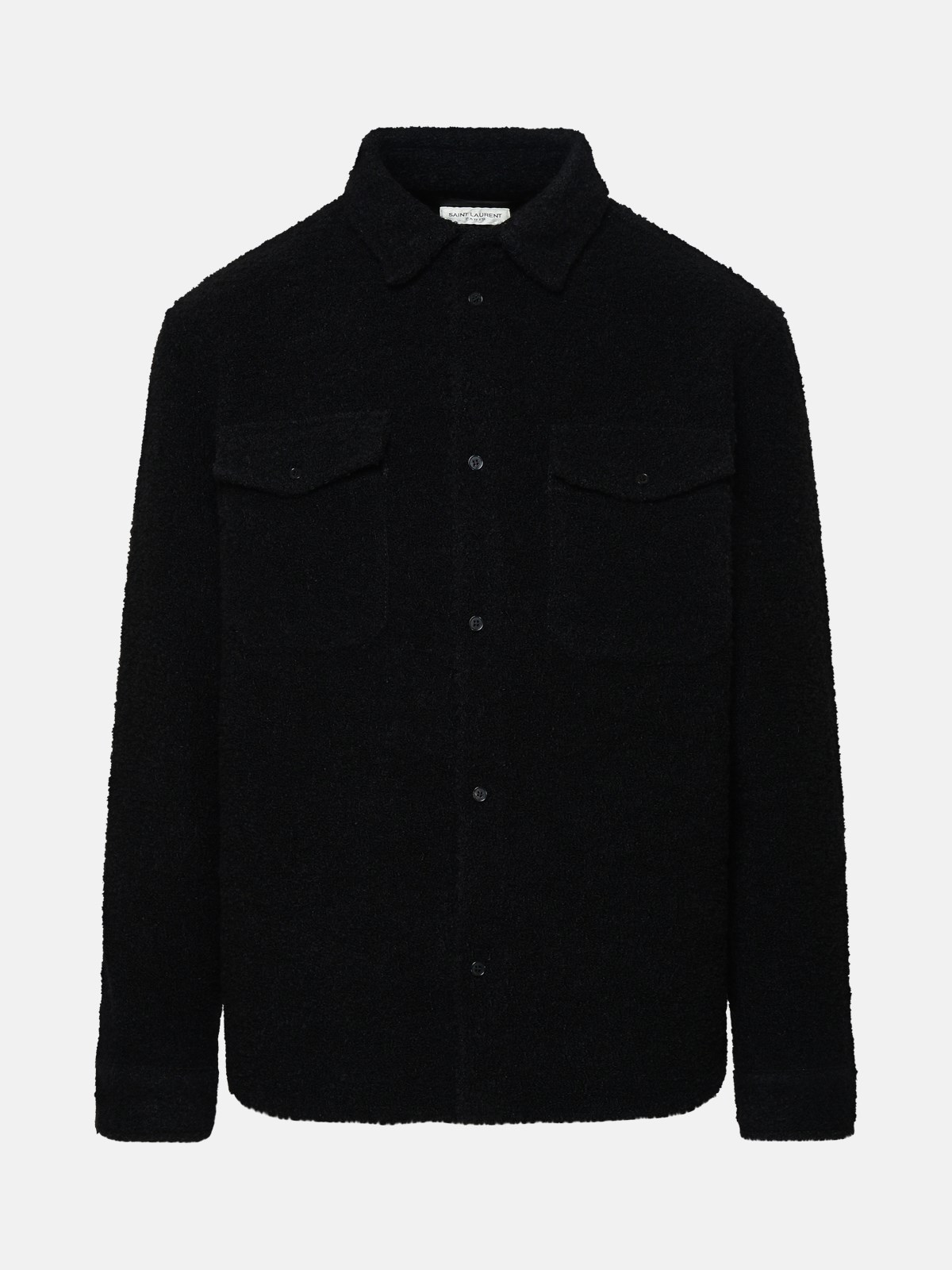 Saint Laurent Black Wool Blend Shirt