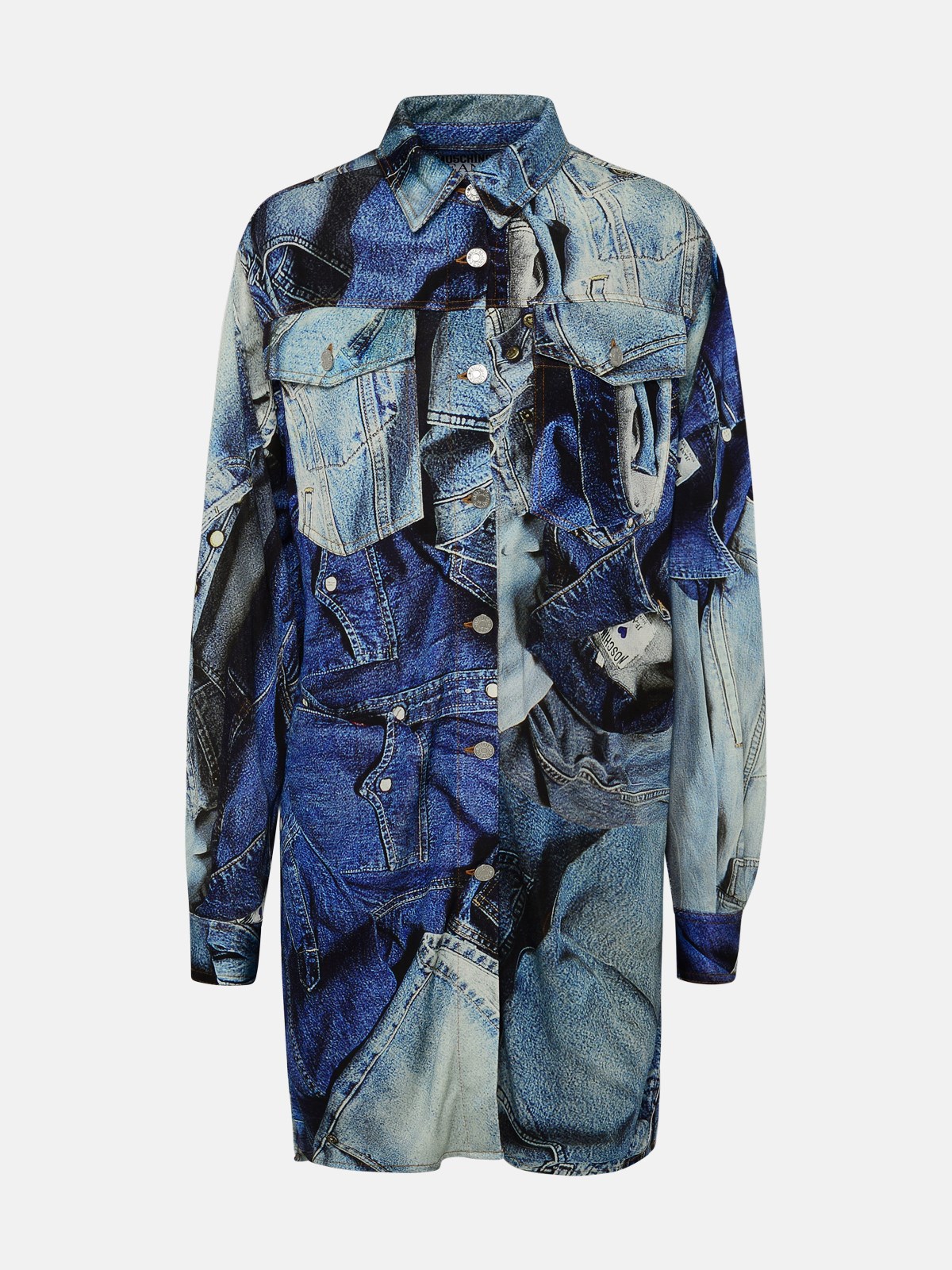 Moschino Jeans Blue Polyester Dress