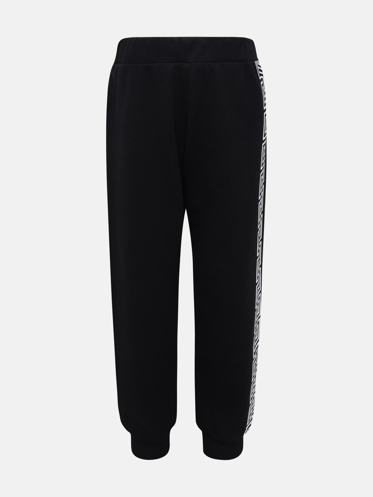 Shop Versace Black Cotton Pants