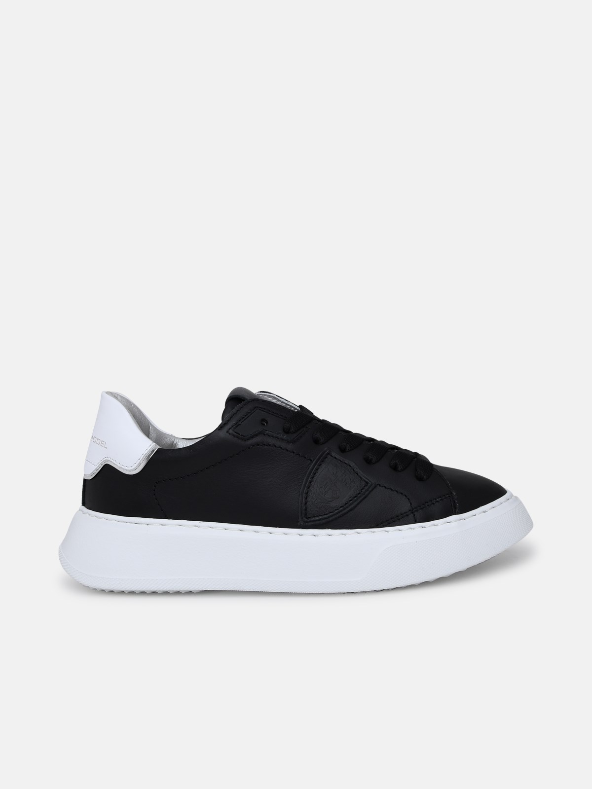 Philippe Model Black Temple Low Sneakers