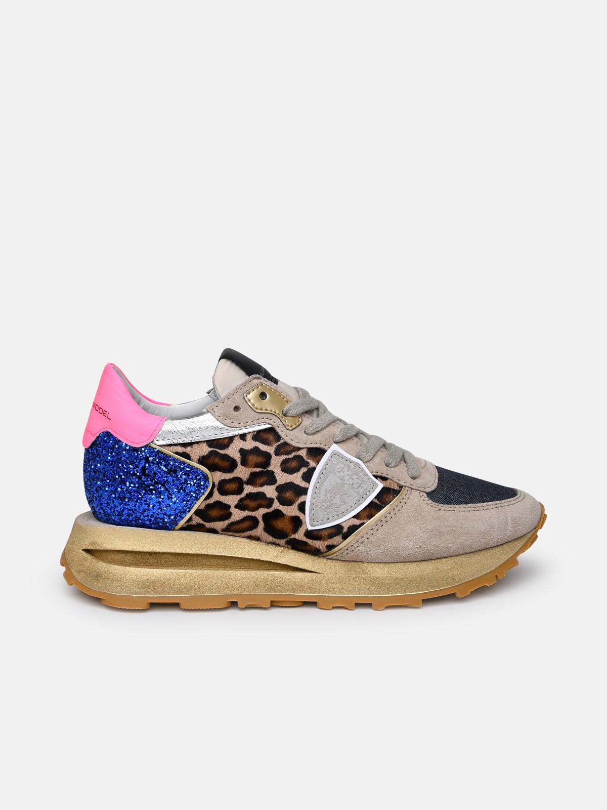 Philippe Model Tropez 2.1 Sneakers In Multicolor Technical Fabric Blend