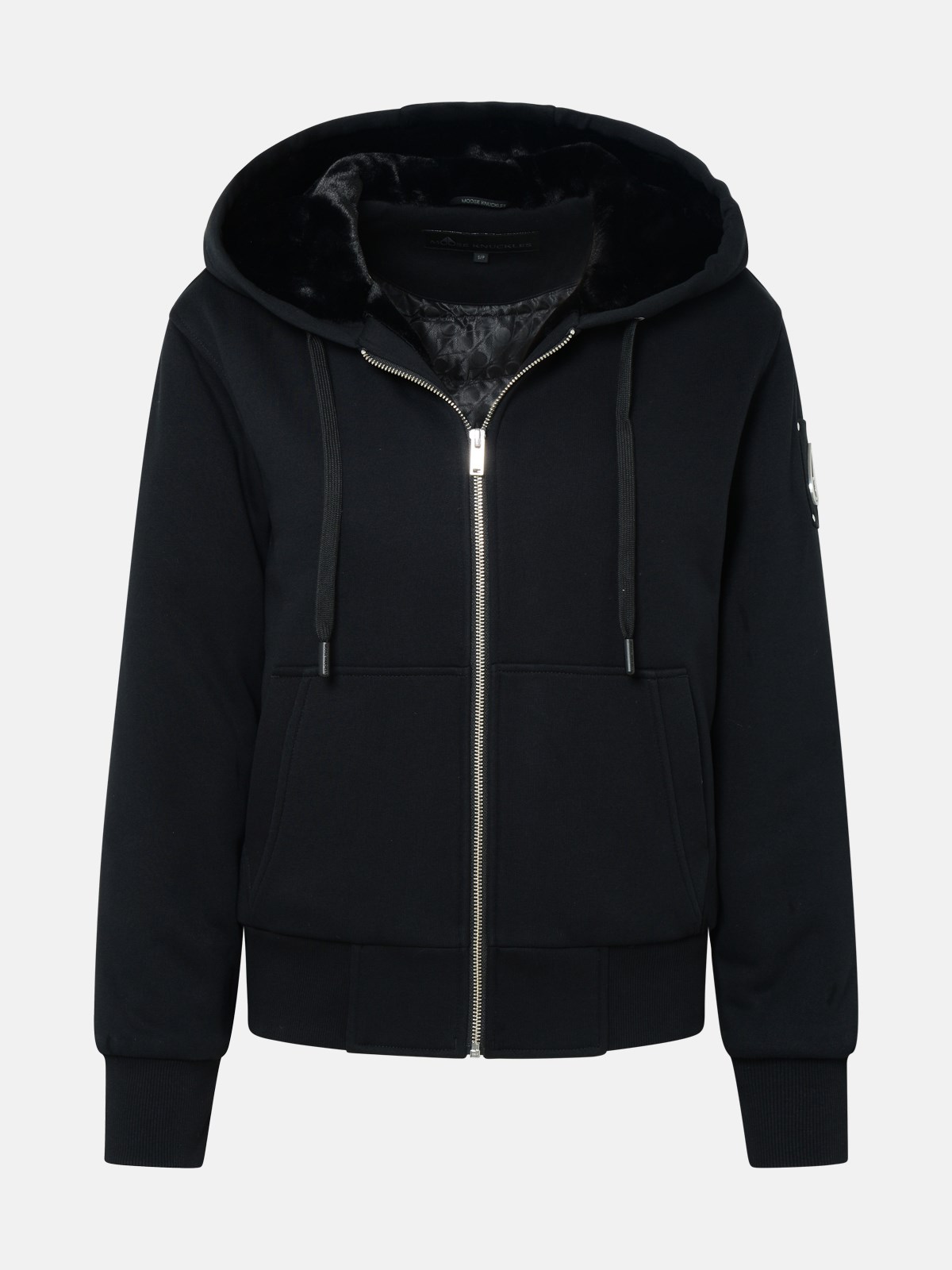 Moose Knuckles Felpa Classic Bunny In Black