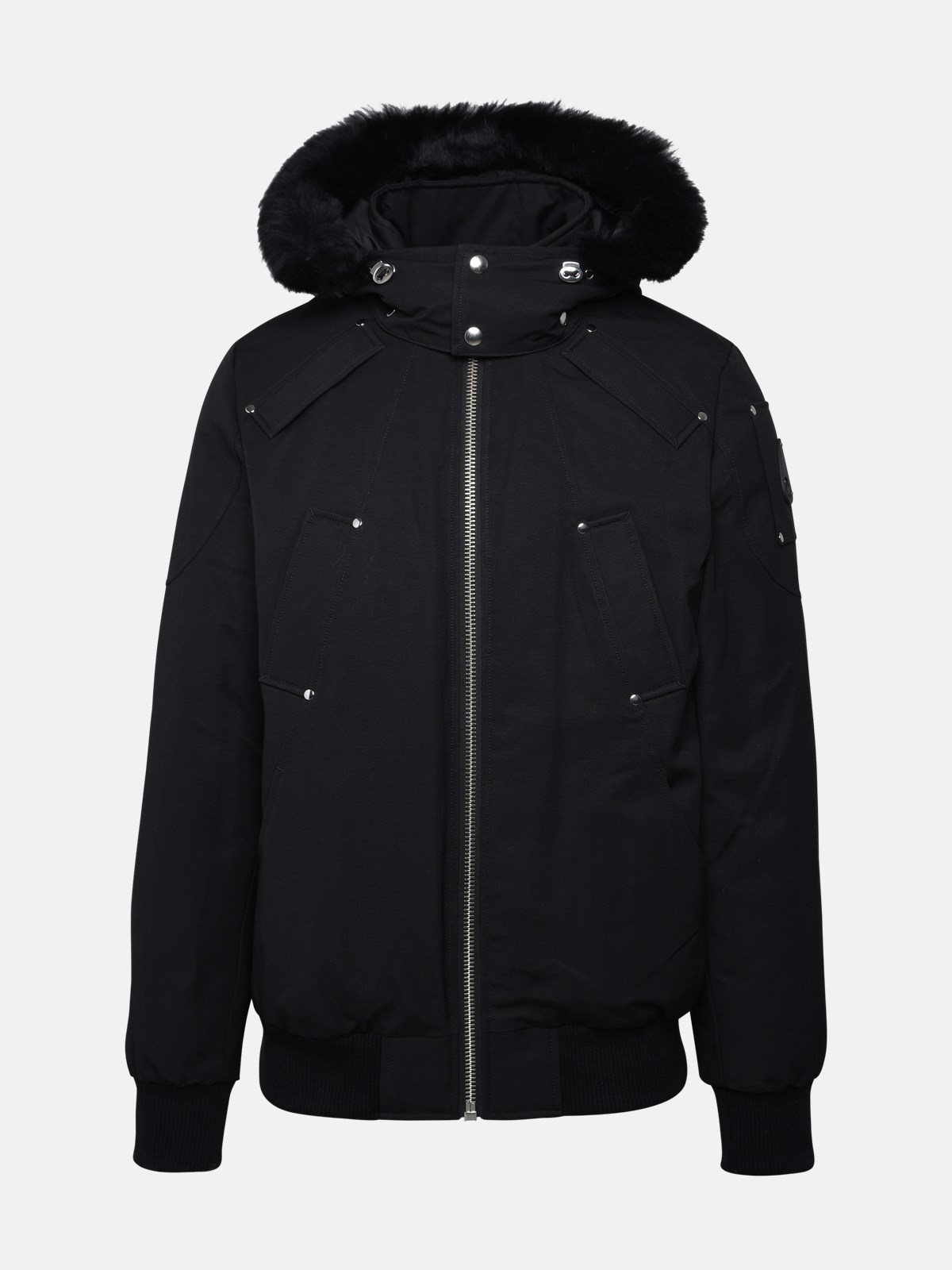 Moose Knuckles Black Cotton Blend Jacket
