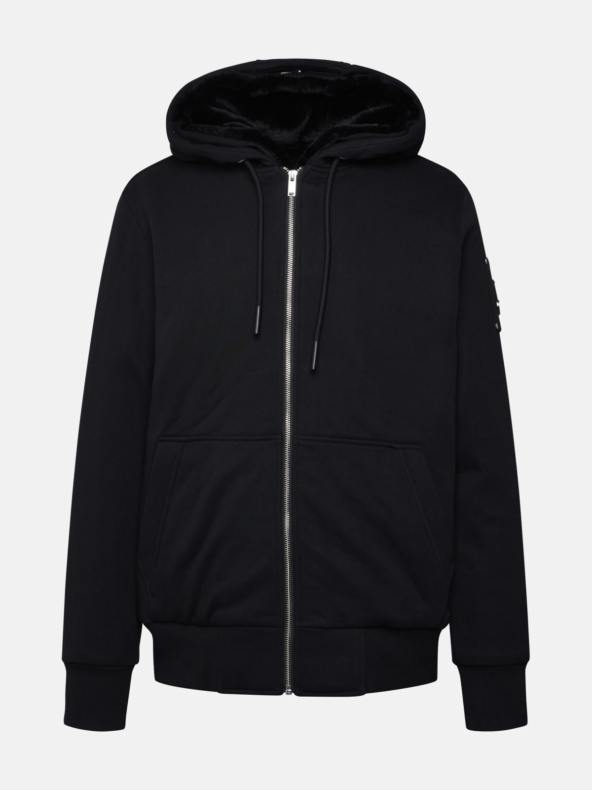 Moose Knuckles Classic Bunny 3 Jacket In Black Cotton Blend