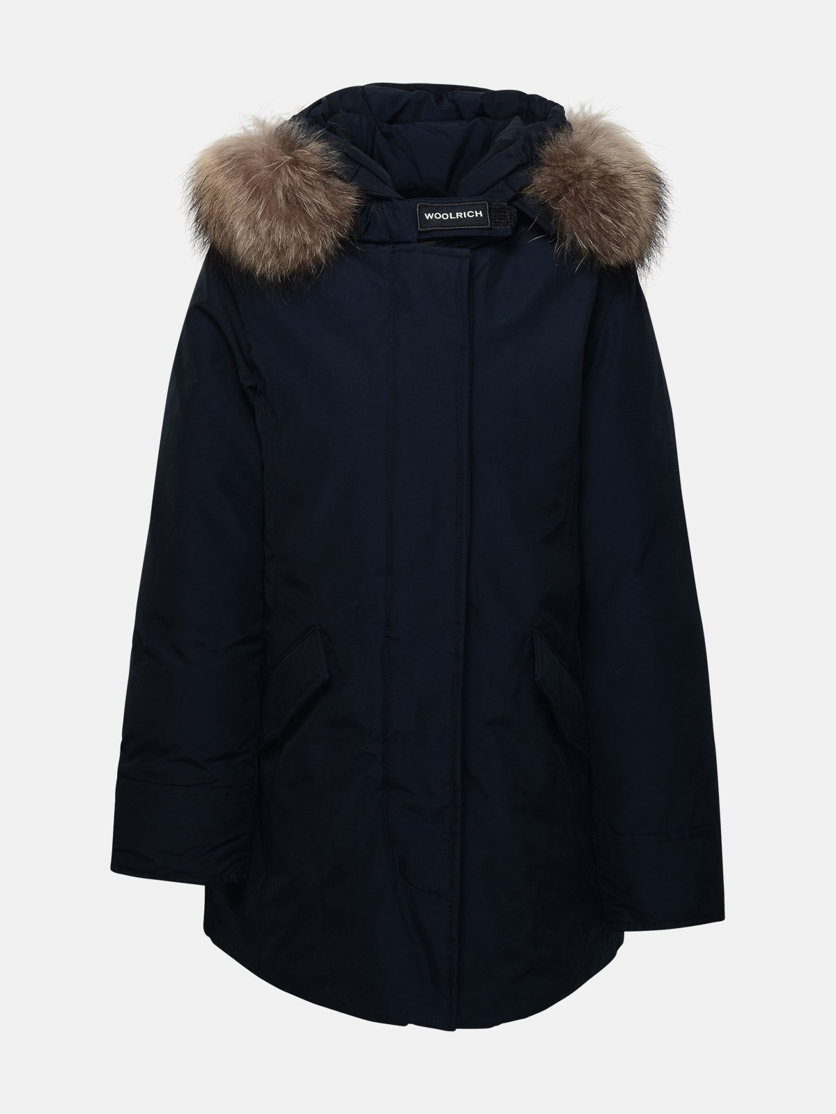 Woolrich Arctic Parka In Navy Cotton Blend