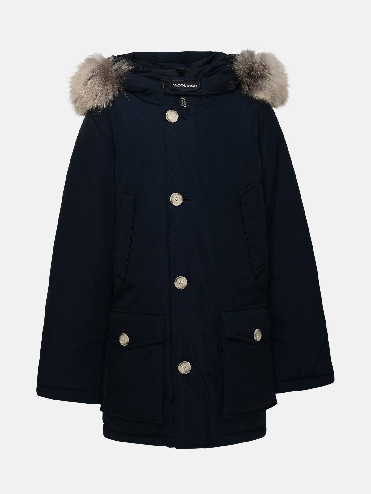Woolrich Blue Ramar Parka In Navy