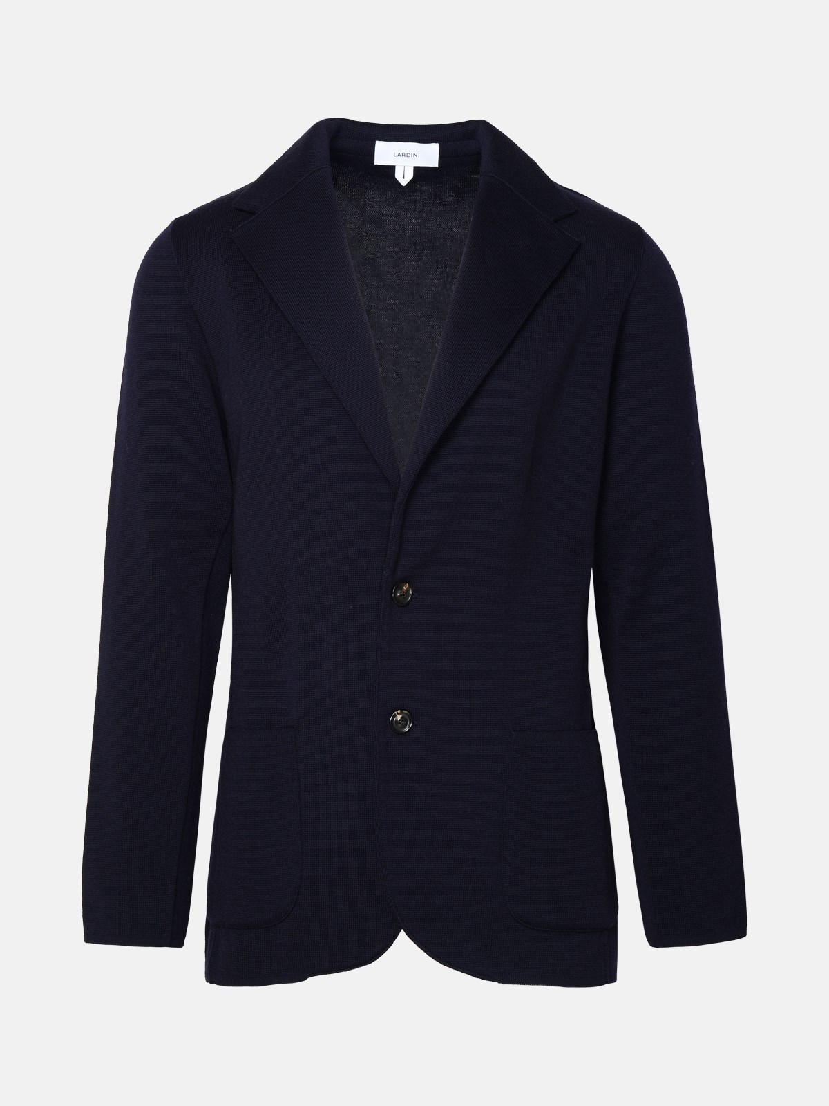 Lardini Blue Wool Blazer Jacket