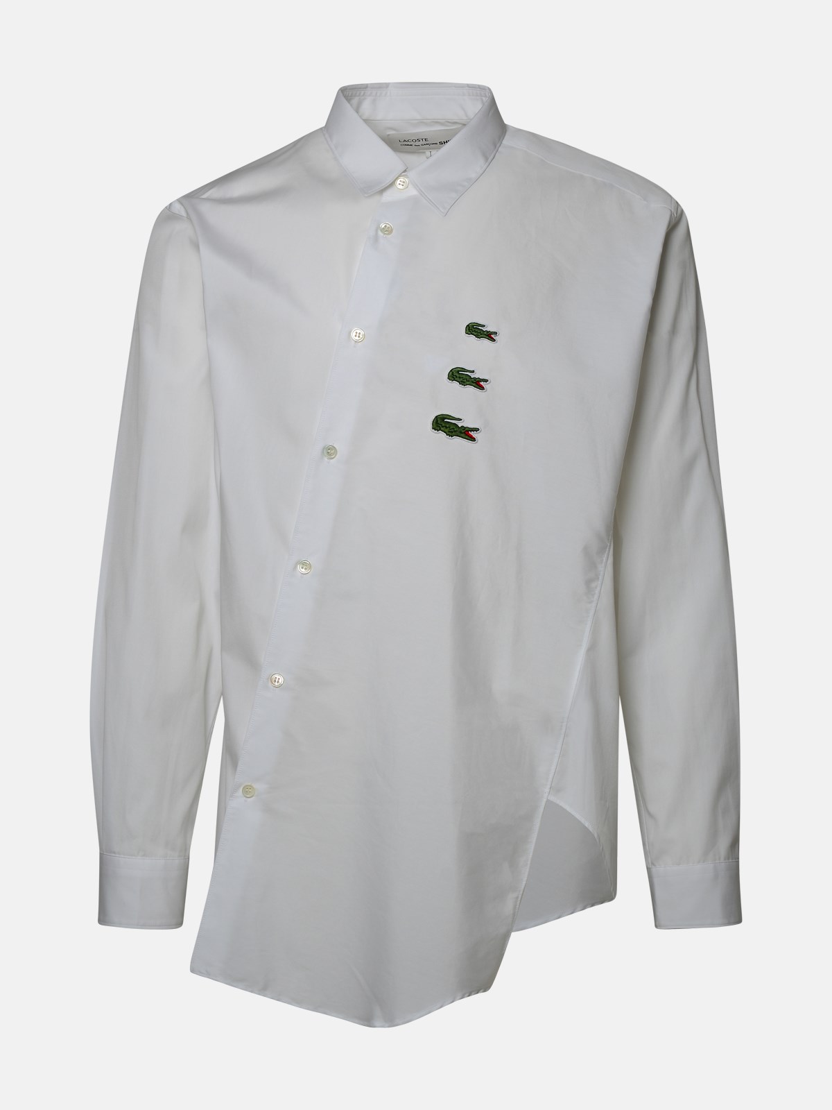 Comme Des Garçons Shirt Camicia Coccodrilli In White