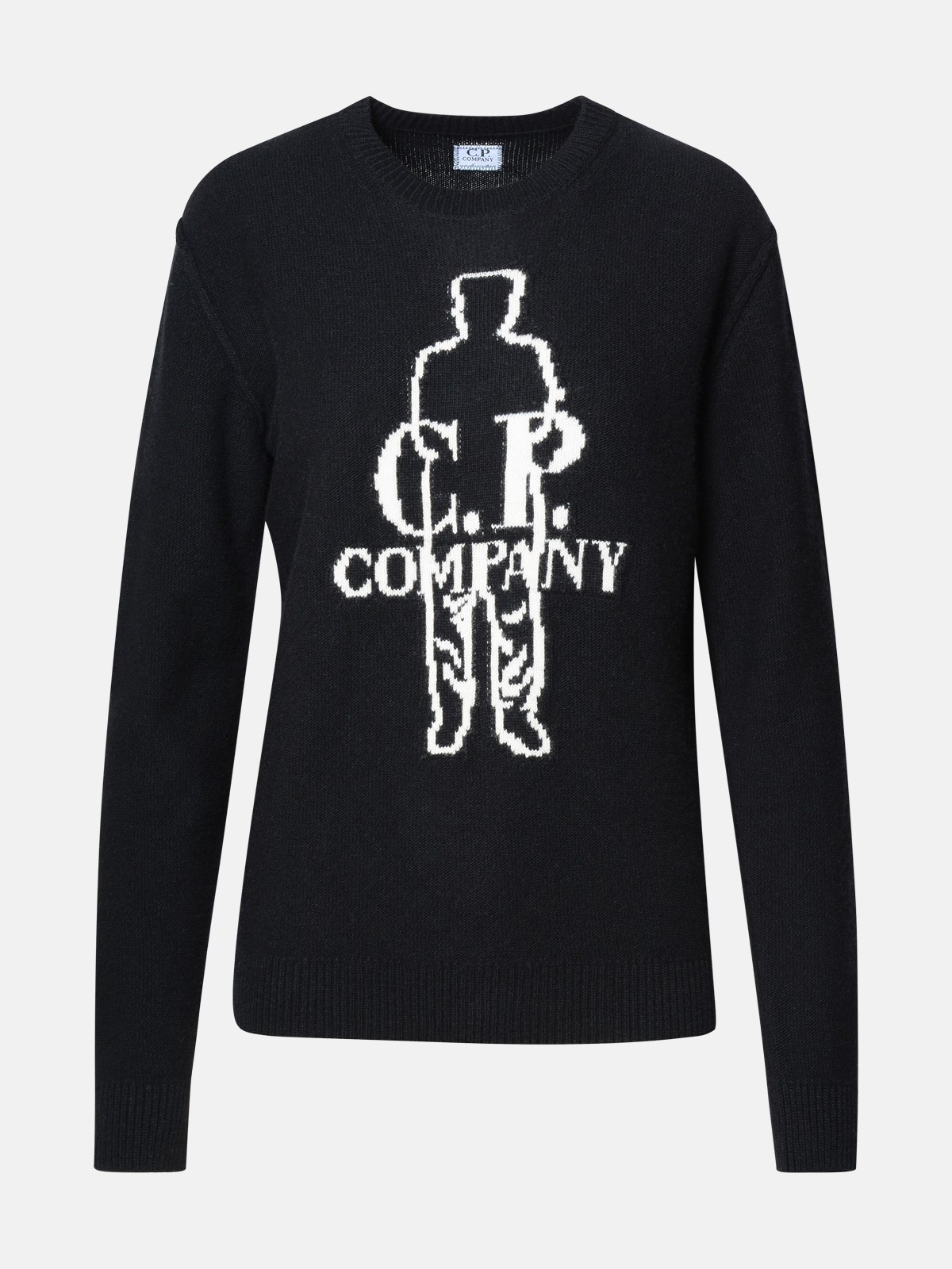 C.p. Company Black Wool Sweater