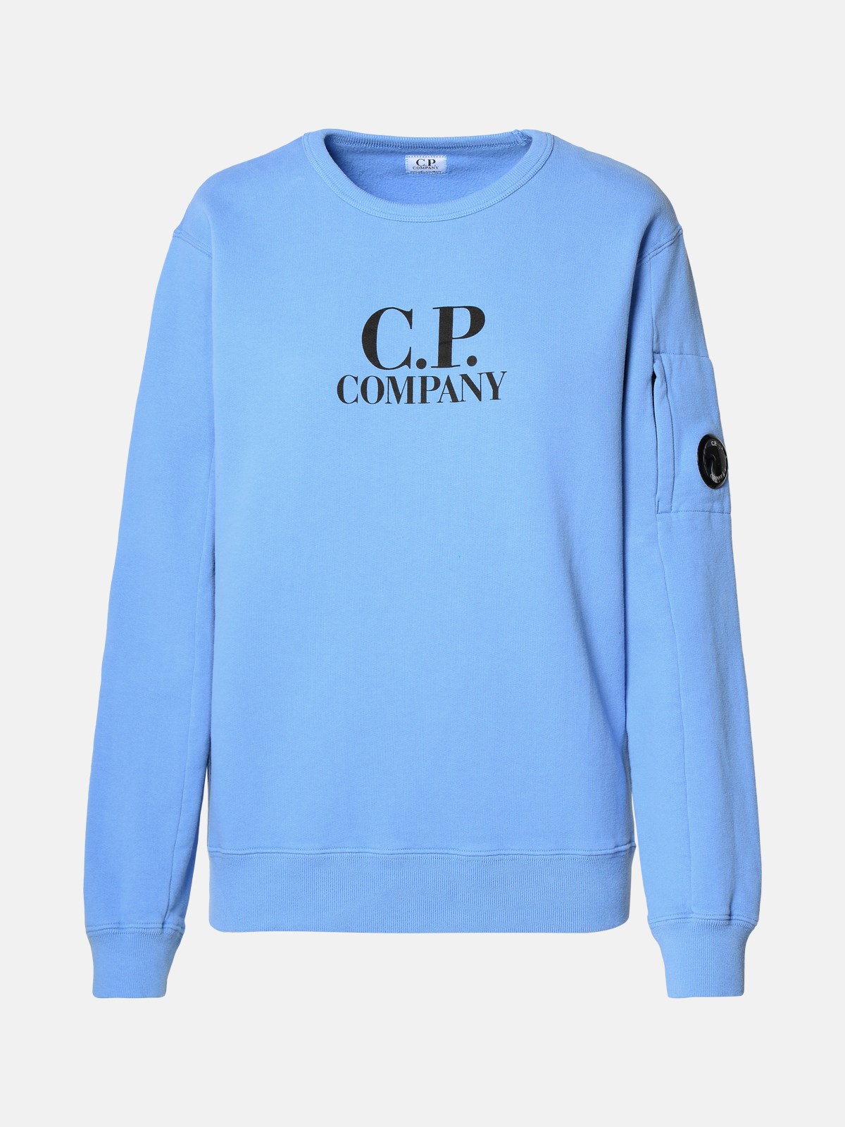 C.p. Company Kids' Light Blue Cotton Sweatshirt