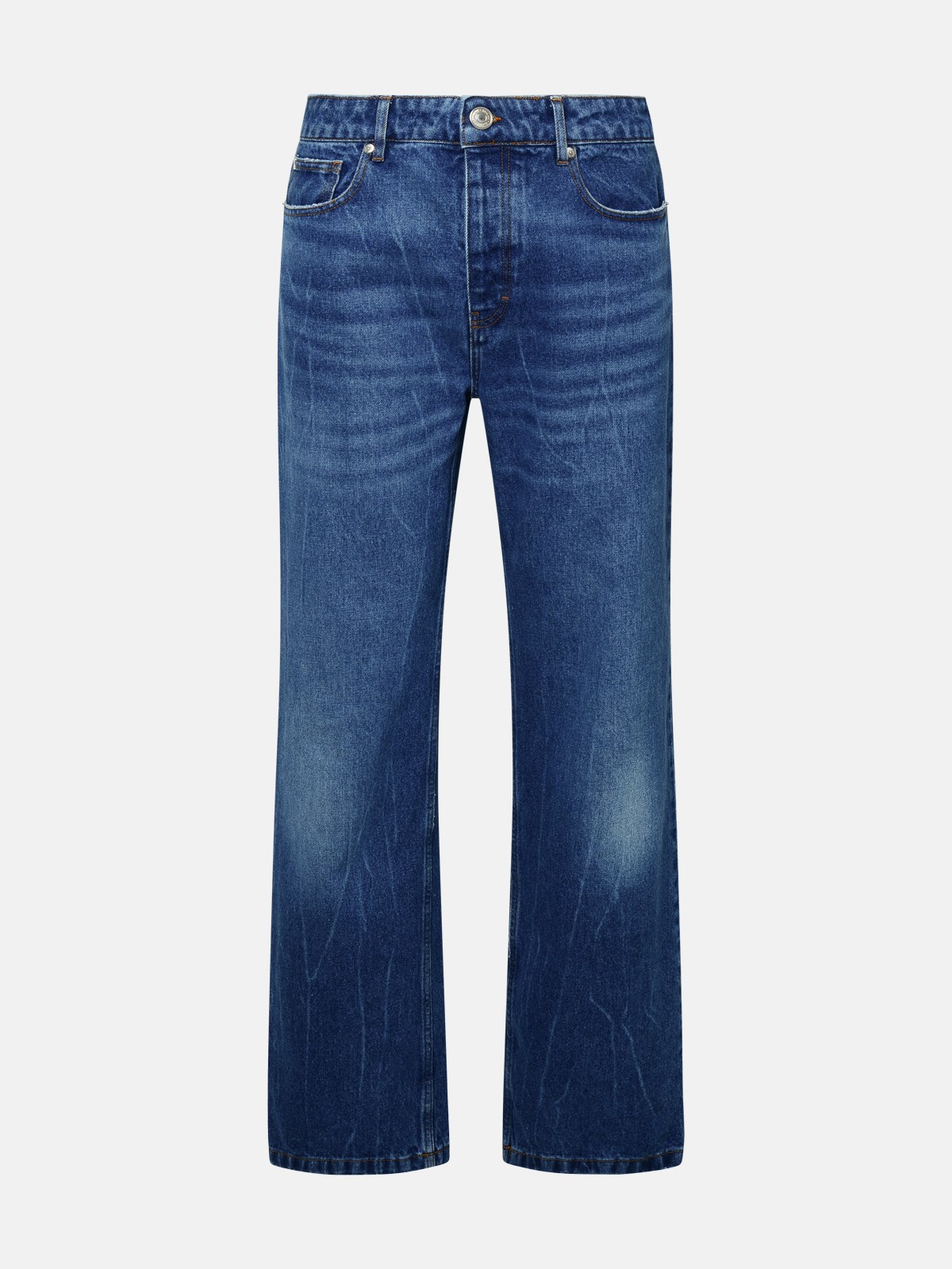 Ami Alexandre Mattiussi Kids' Blue Cotton Jeans