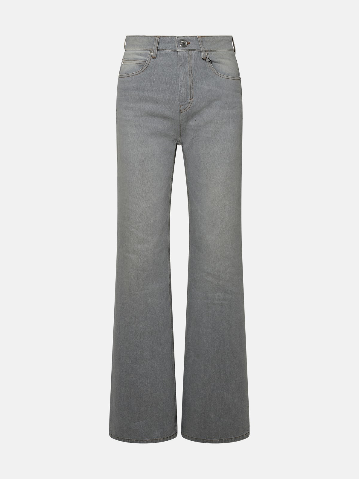 Ami Alexandre Mattiussi Kids' Gray Cotton Jeans In Grey