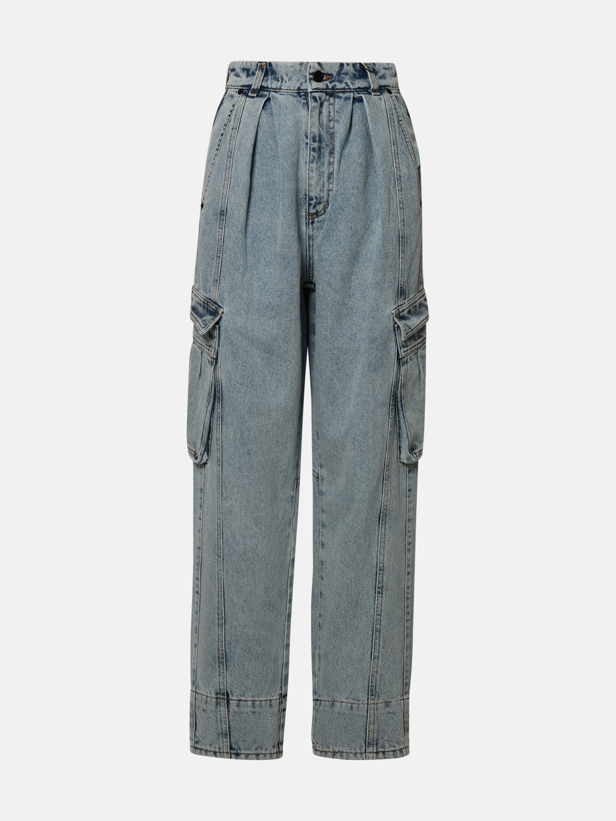 Shop The Mannei 'plana' Blue Cotton Jeans
