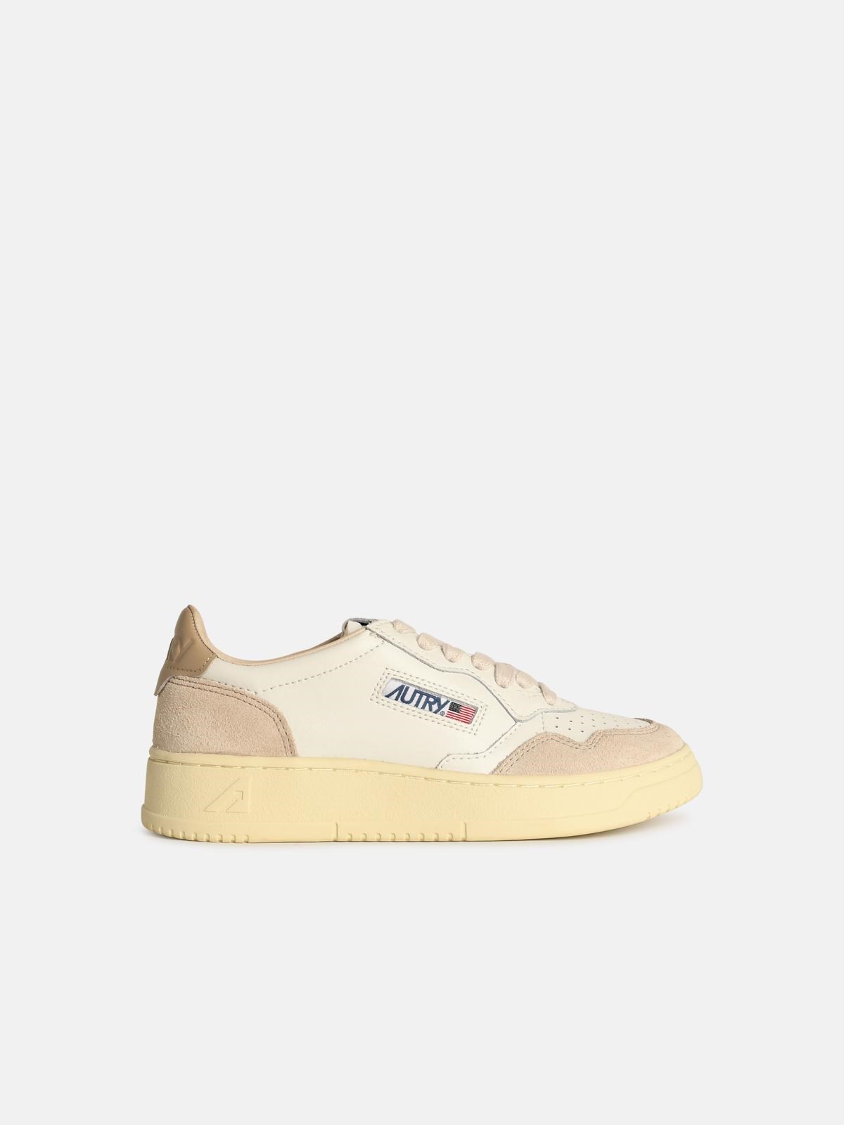 Autry White Leather Sneakers