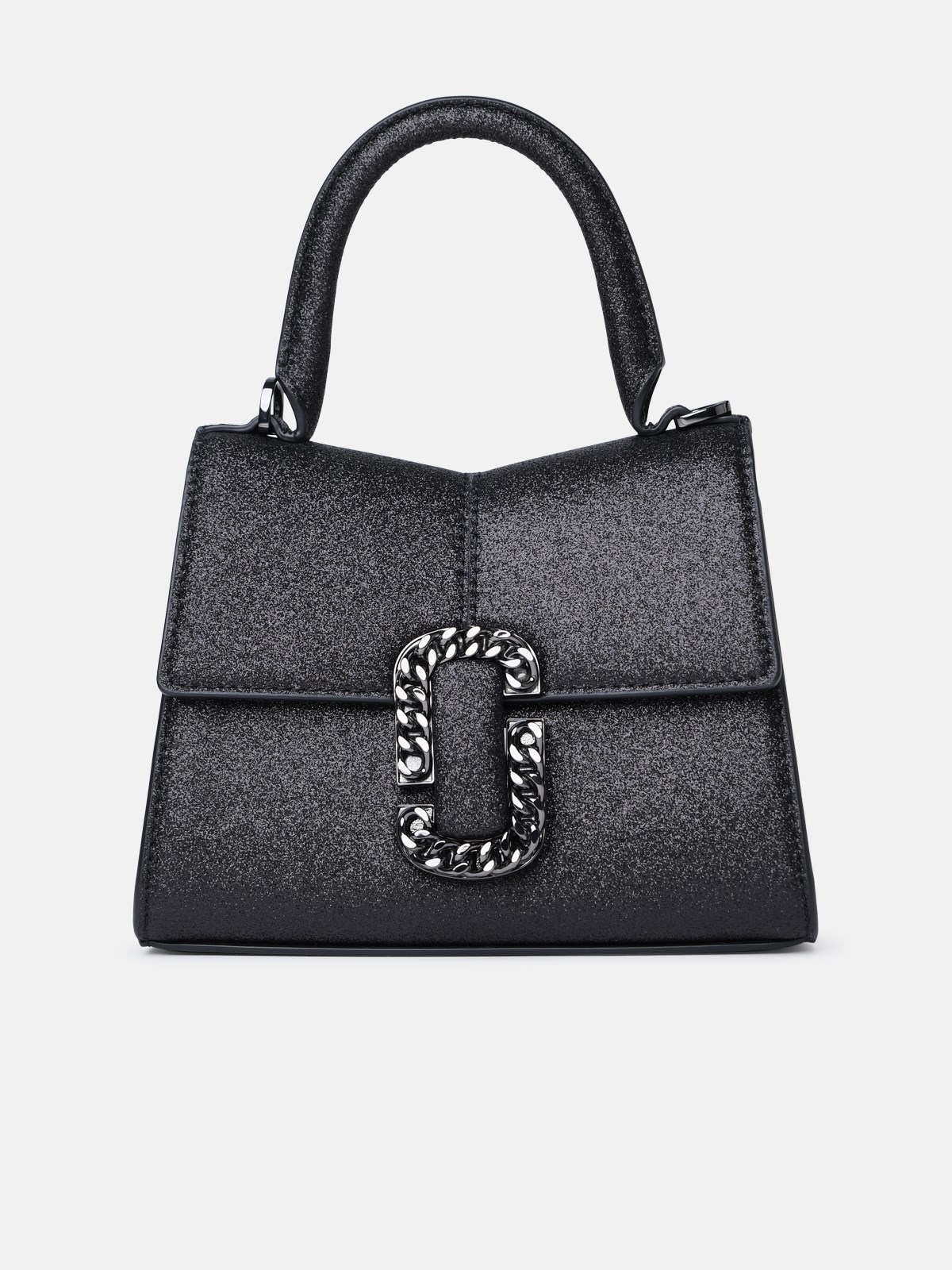 Marc Jacobs (the) 'st. Marc' Black Glitter Leather Bag